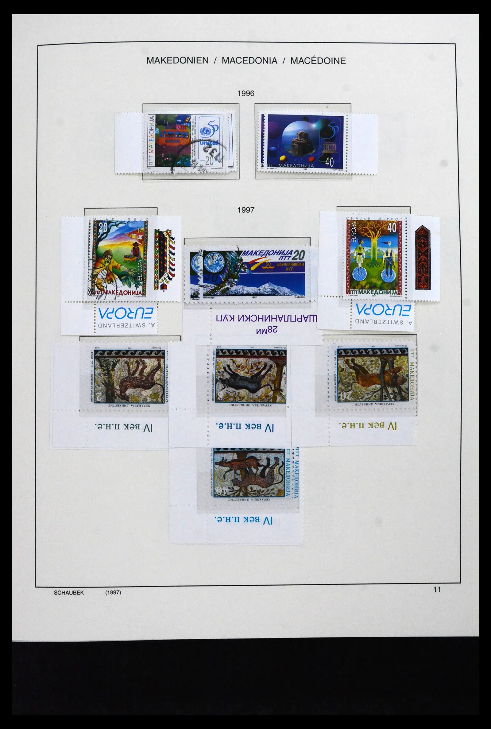 41824 0022 - Stamp collection 41824 Macedonia 1992-2005.