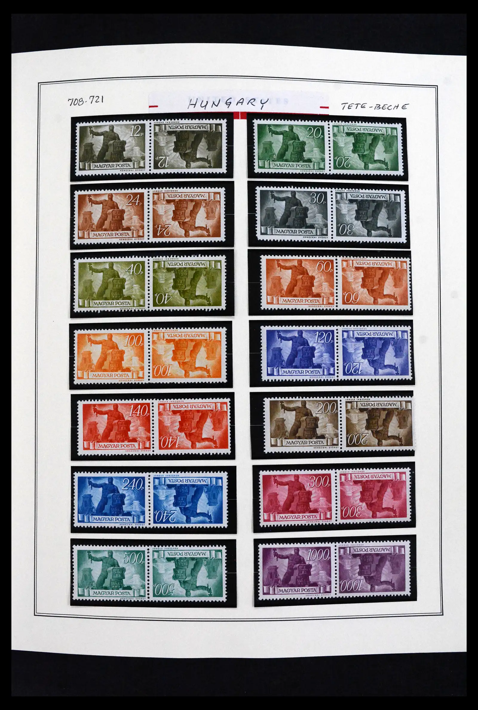 41830 0025 - Postzegelverzameling 41830 Hongarije 1916-2023!!