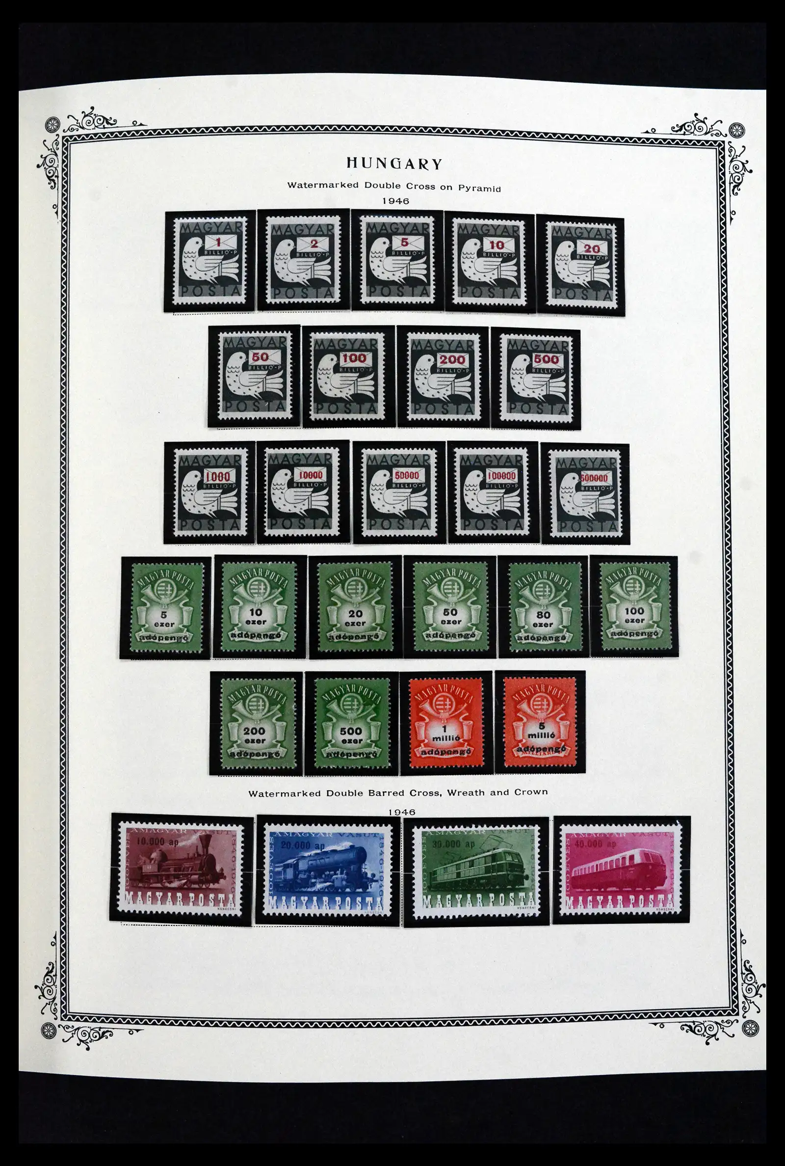41830 0027 - Postzegelverzameling 41830 Hongarije 1916-2023!!