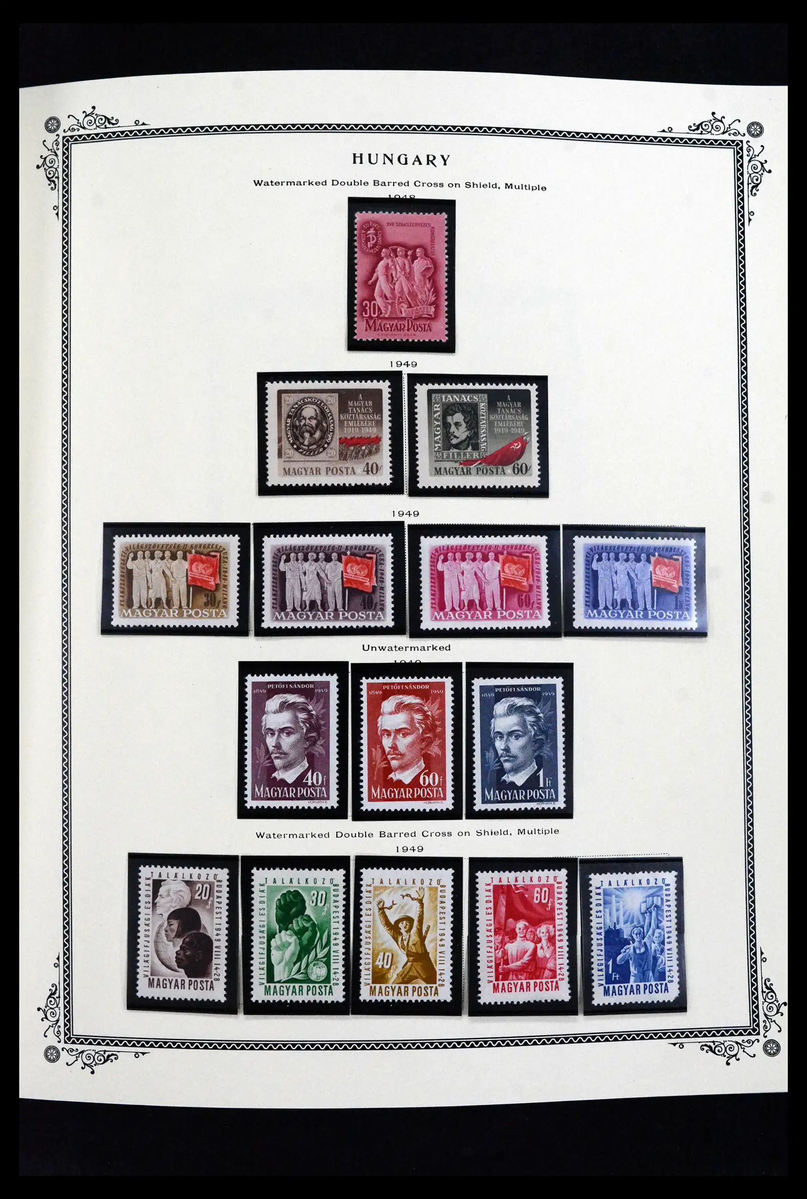 41830 0030 - Postzegelverzameling 41830 Hongarije 1916-2023!!