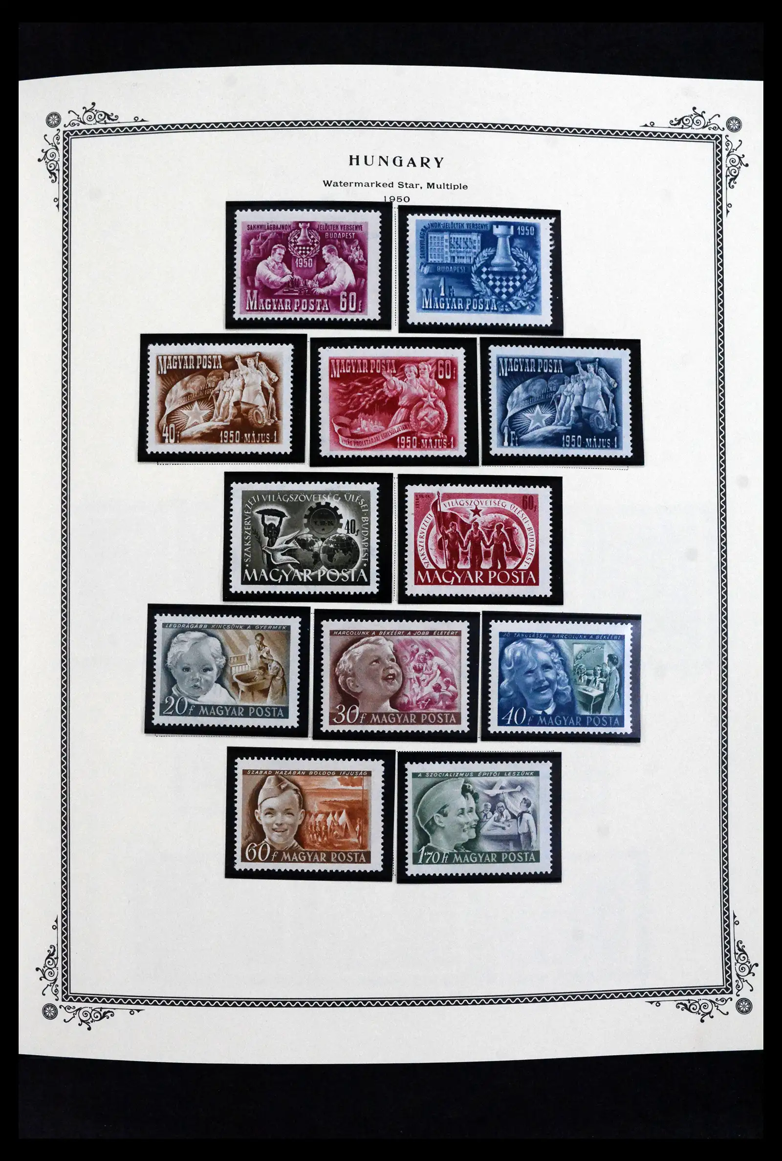41830 0034 - Postzegelverzameling 41830 Hongarije 1916-2023!!