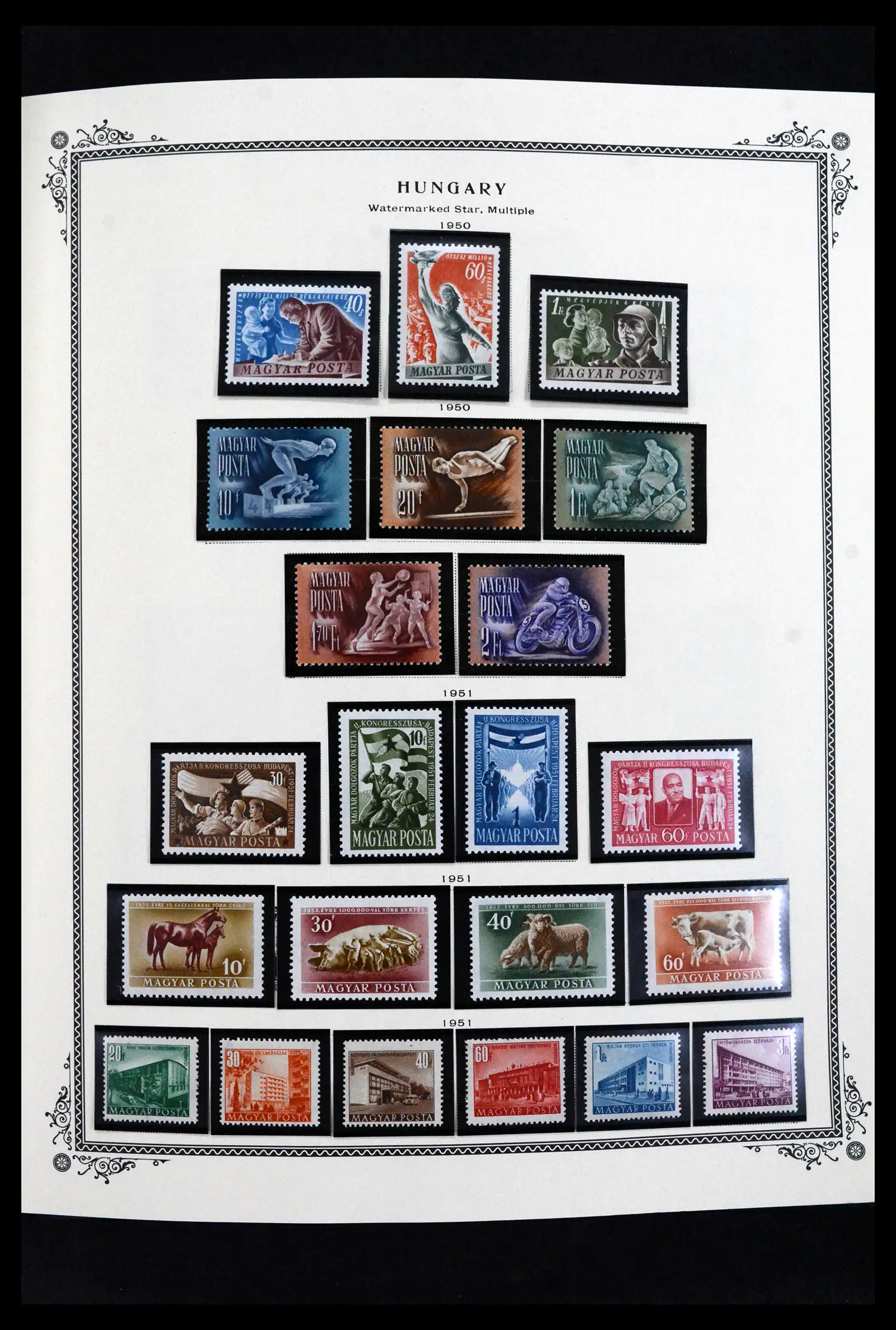41830 0036 - Postzegelverzameling 41830 Hongarije 1916-2023!!