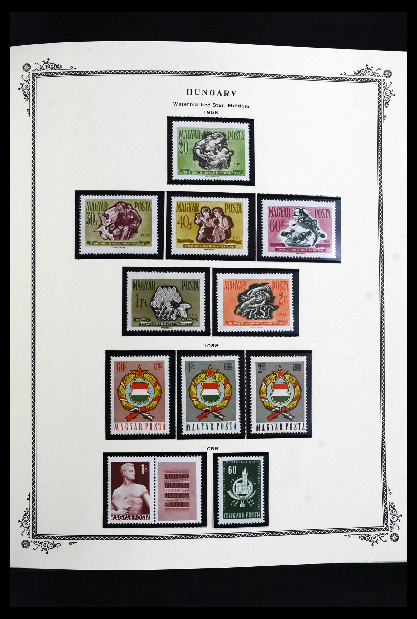 41830 0055 - Postzegelverzameling 41830 Hongarije 1916-2023!!