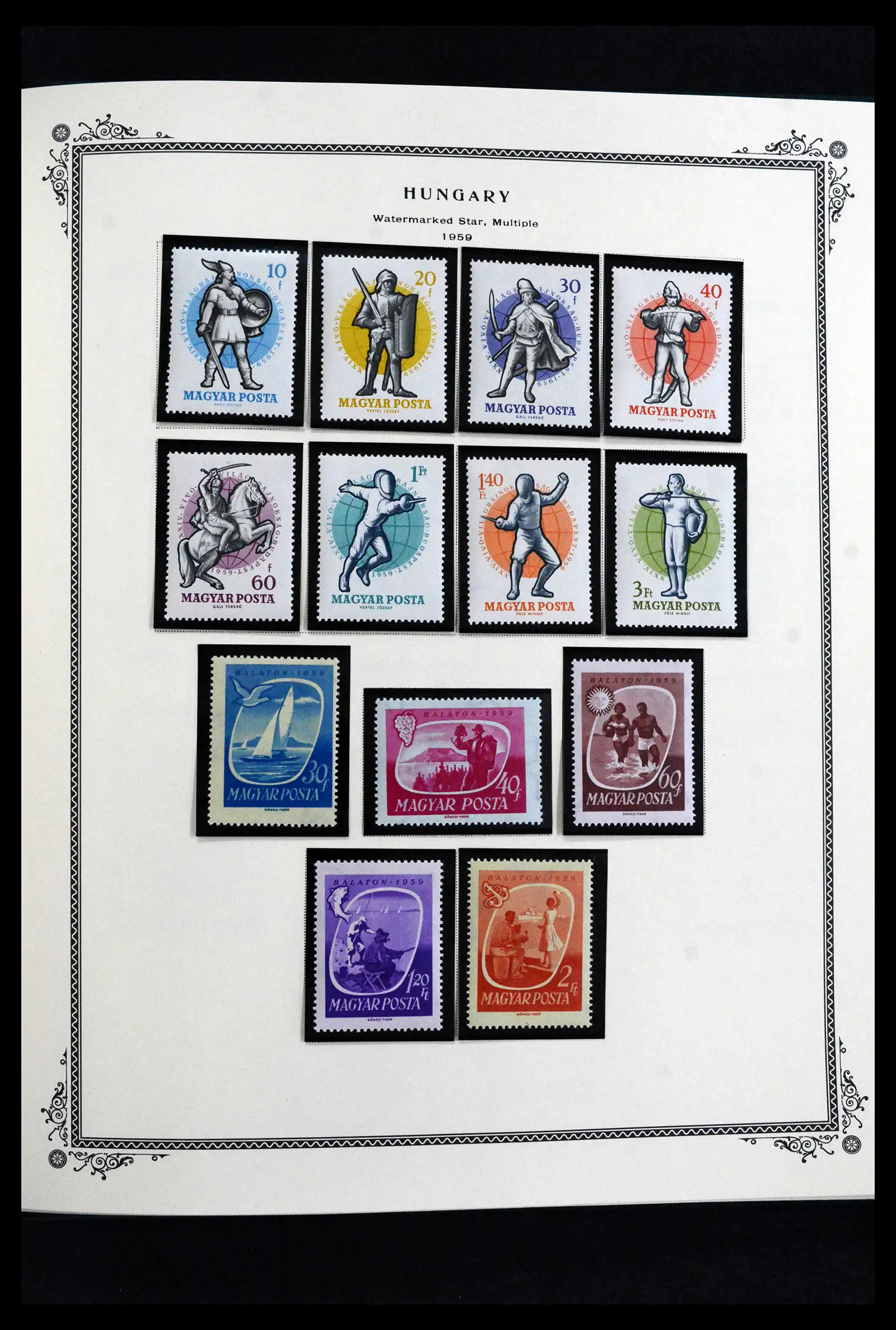 41830 0061 - Postzegelverzameling 41830 Hongarije 1916-2023!!