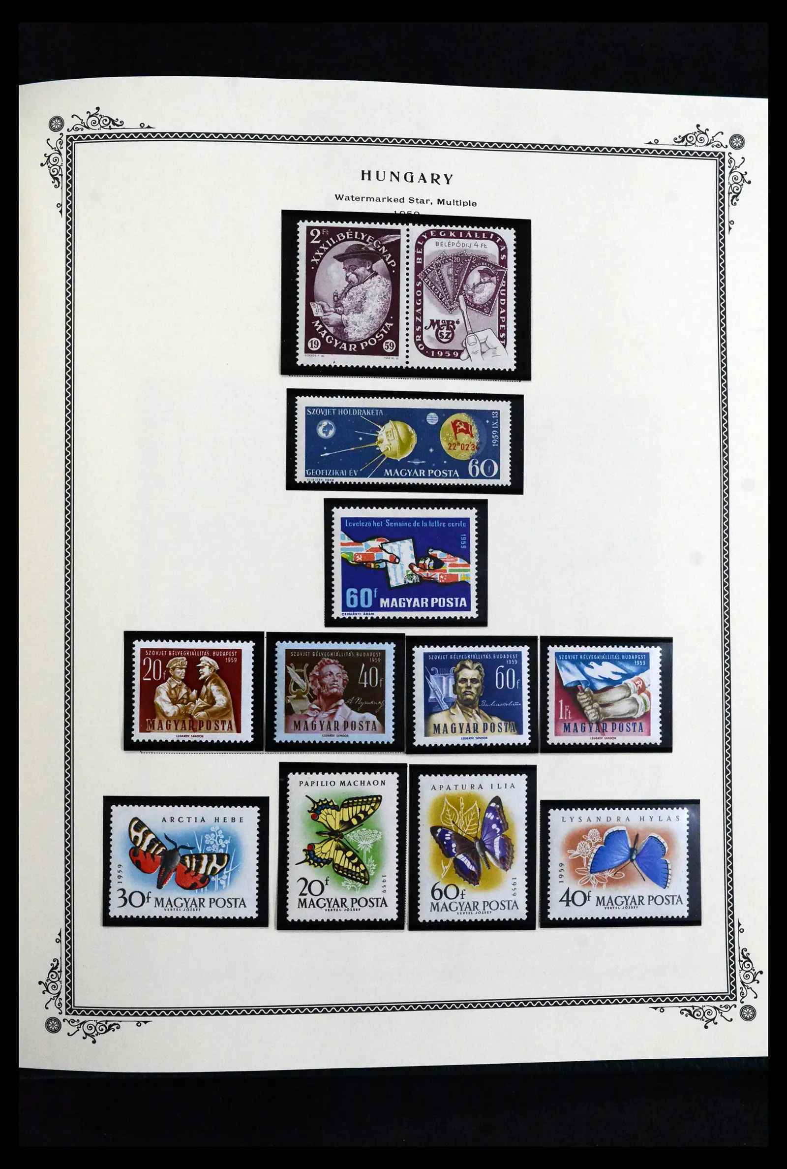 41830 0068 - Postzegelverzameling 41830 Hongarije 1916-2023!!