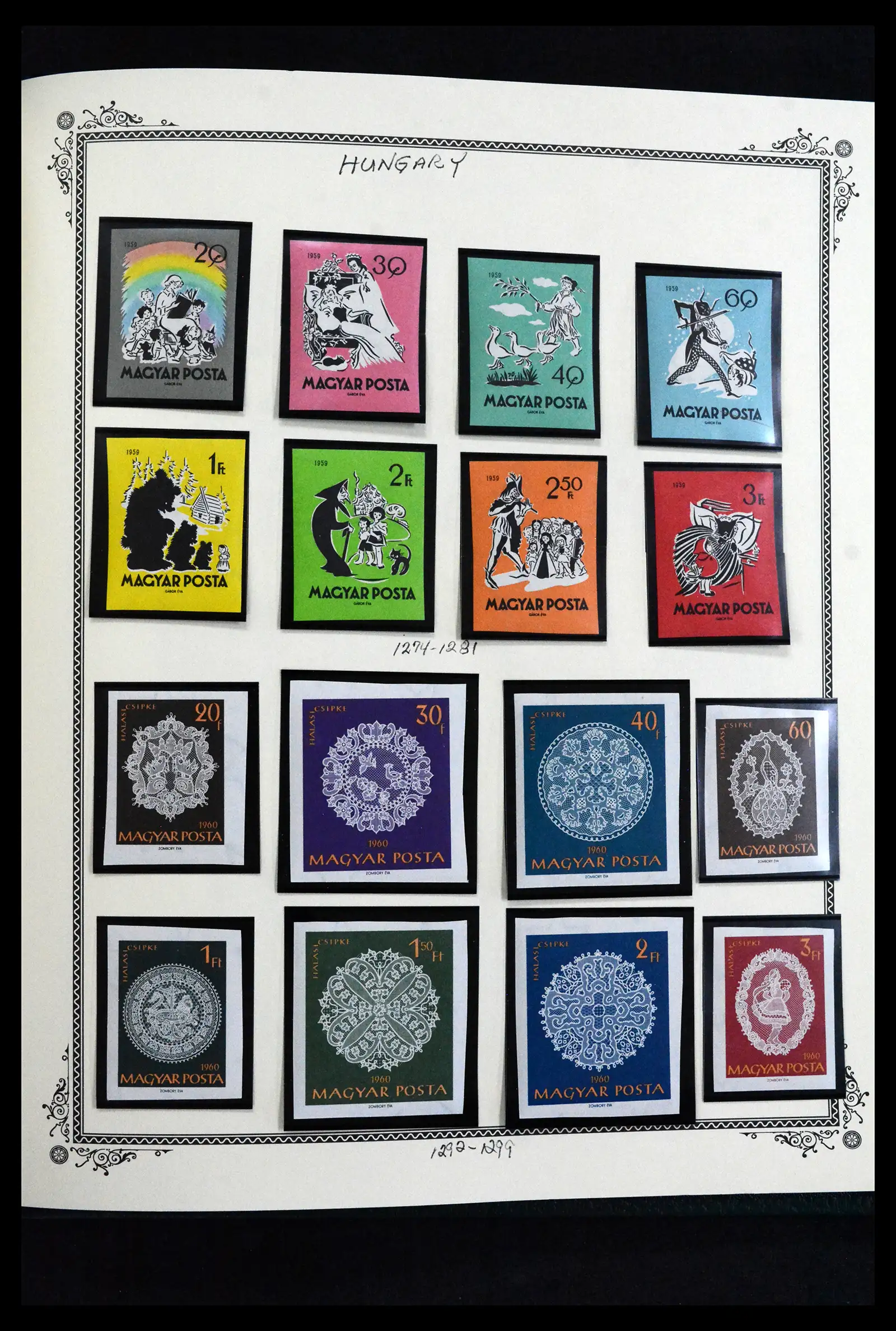 41830 0070 - Postzegelverzameling 41830 Hongarije 1916-2023!!