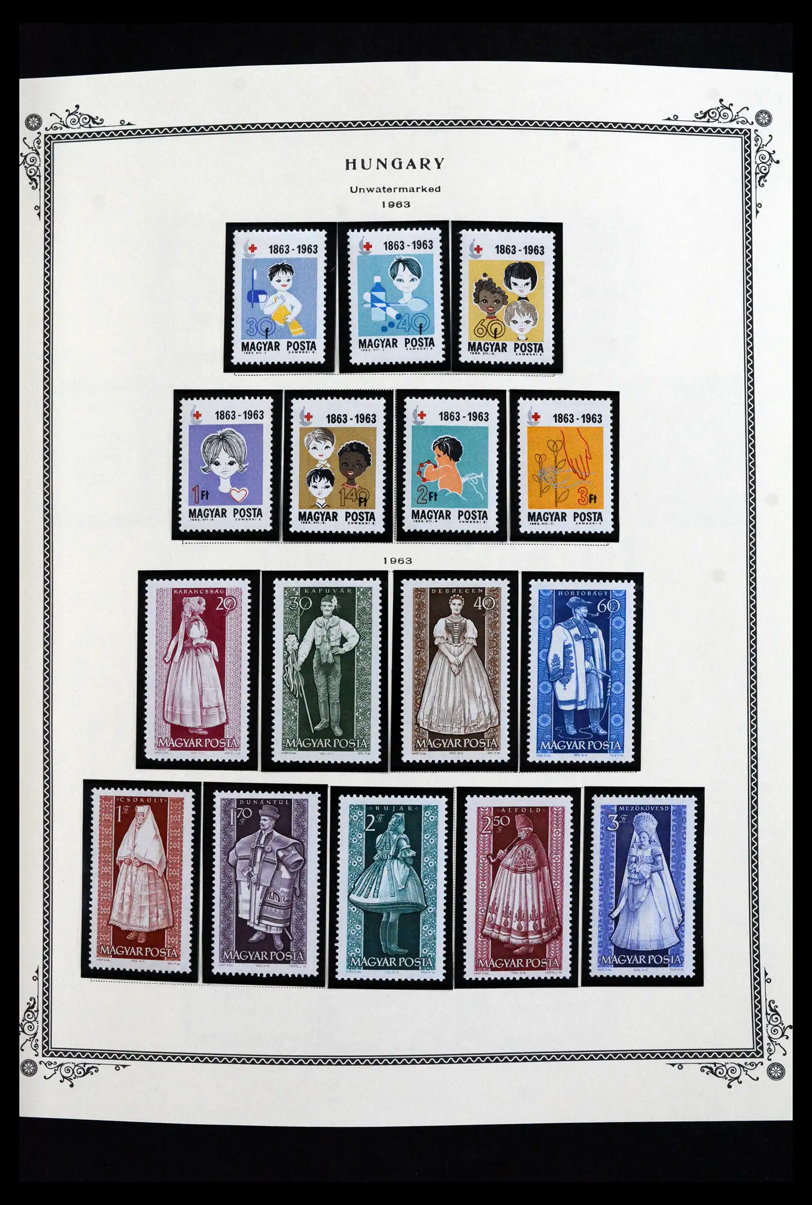 41830 0090 - Postzegelverzameling 41830 Hongarije 1916-2023!!