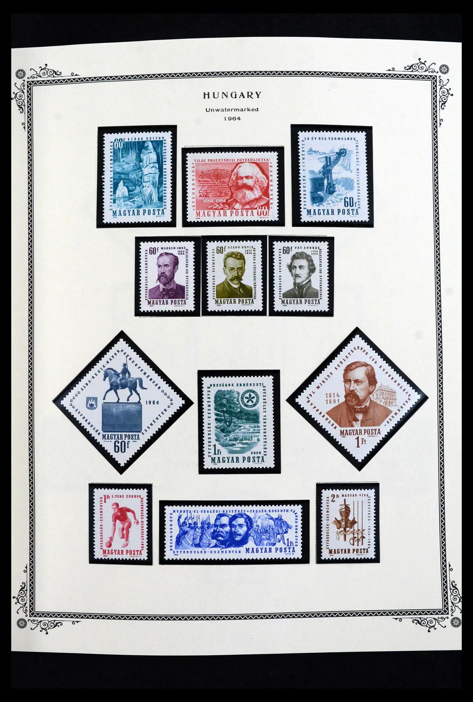 41830 0093 - Postzegelverzameling 41830 Hongarije 1916-2023!!