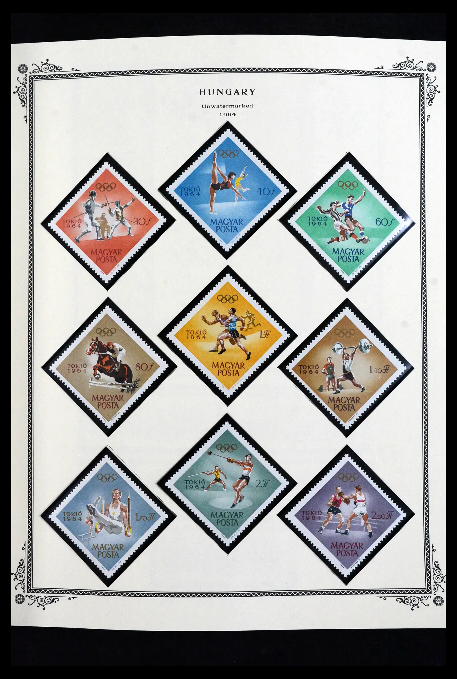 41830 0096 - Postzegelverzameling 41830 Hongarije 1916-2023!!