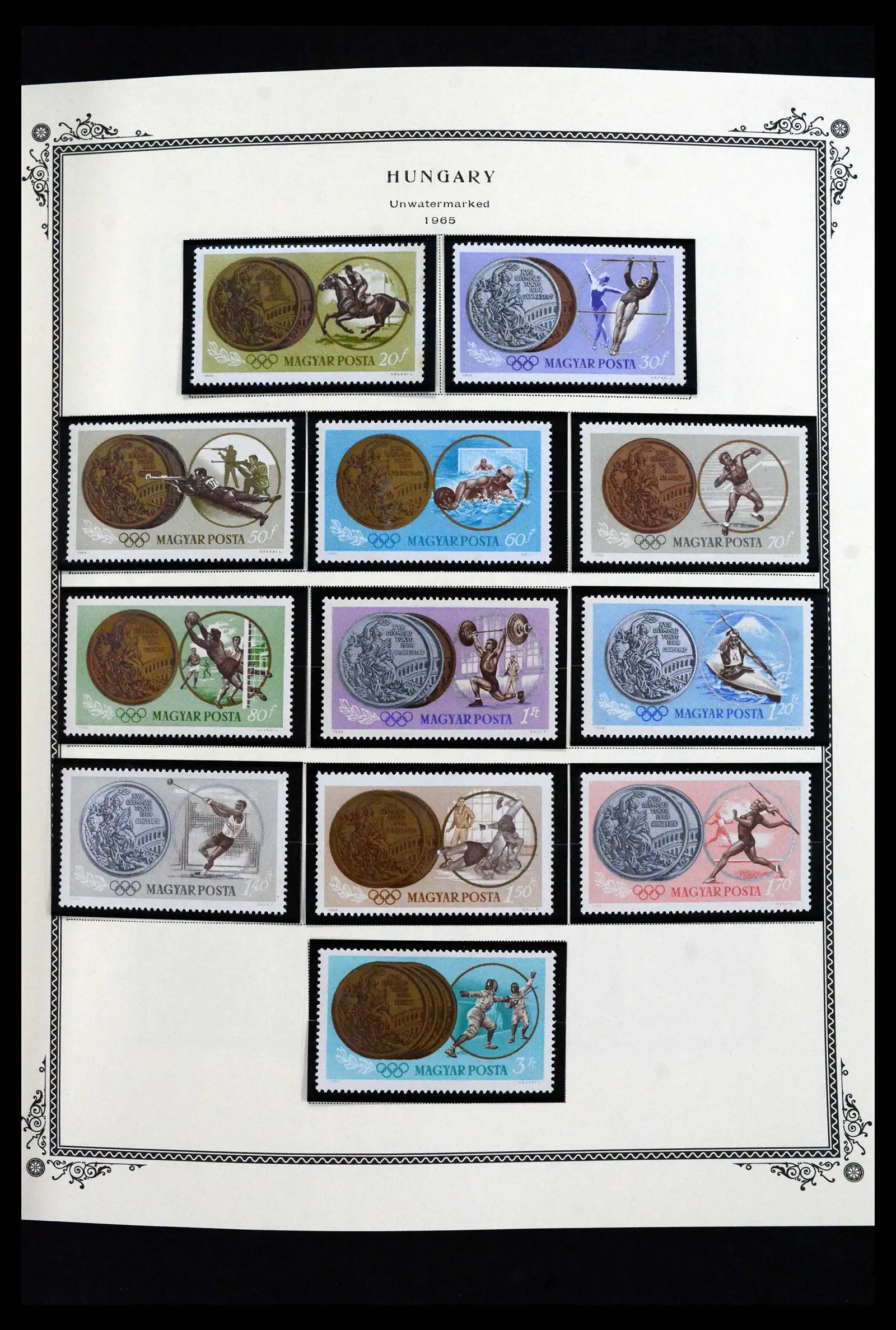41830 0100 - Postzegelverzameling 41830 Hongarije 1916-2023!!
