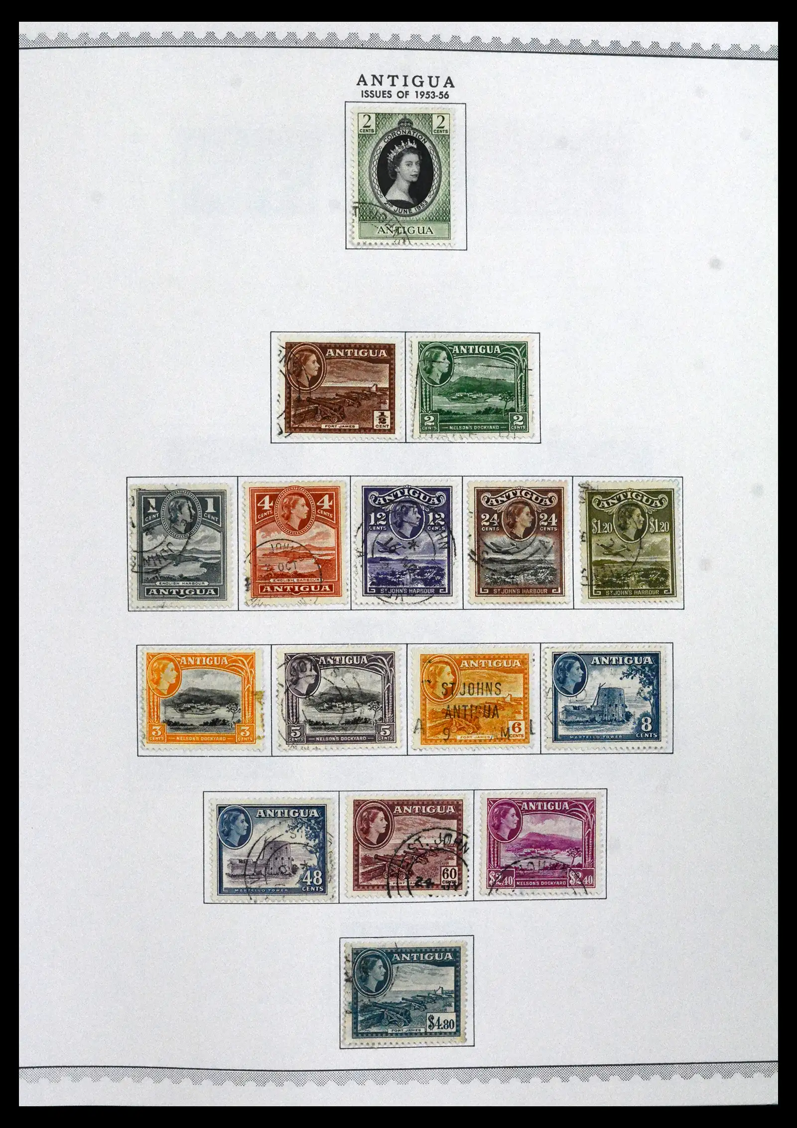 41835 0006 - Stamp collection 41835 Antigua 1862-1996.