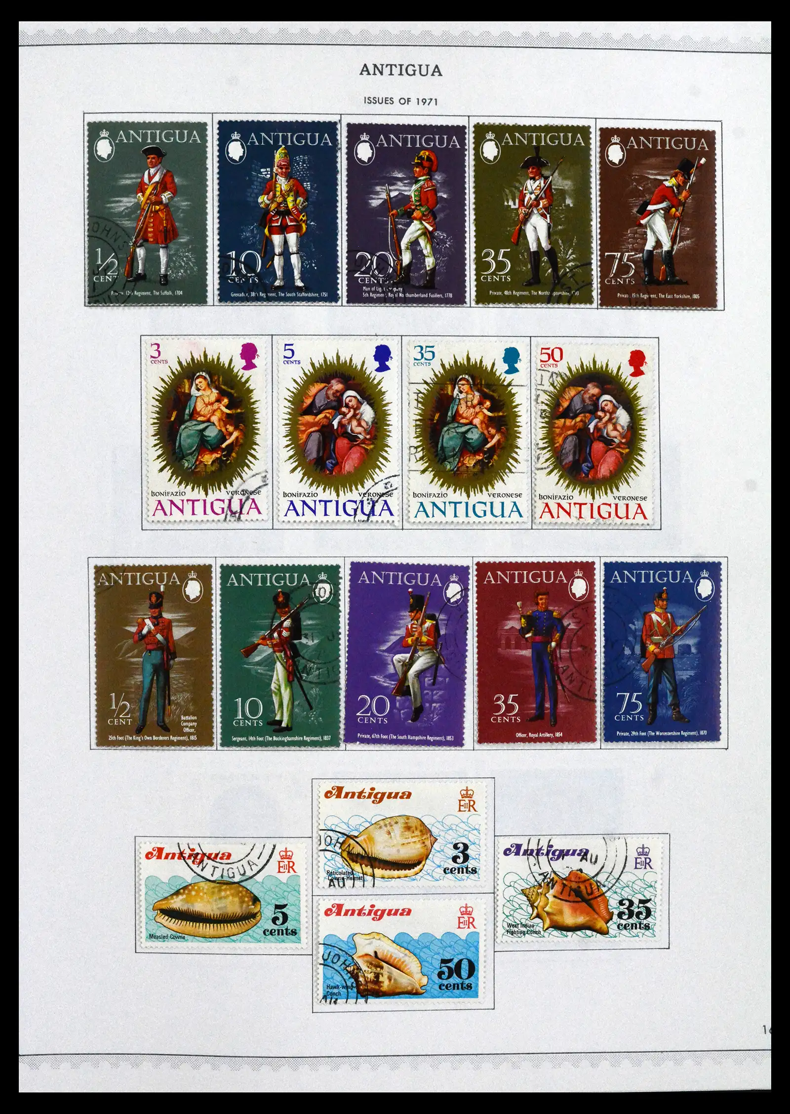 41835 0016 - Stamp collection 41835 Antigua 1862-1996.