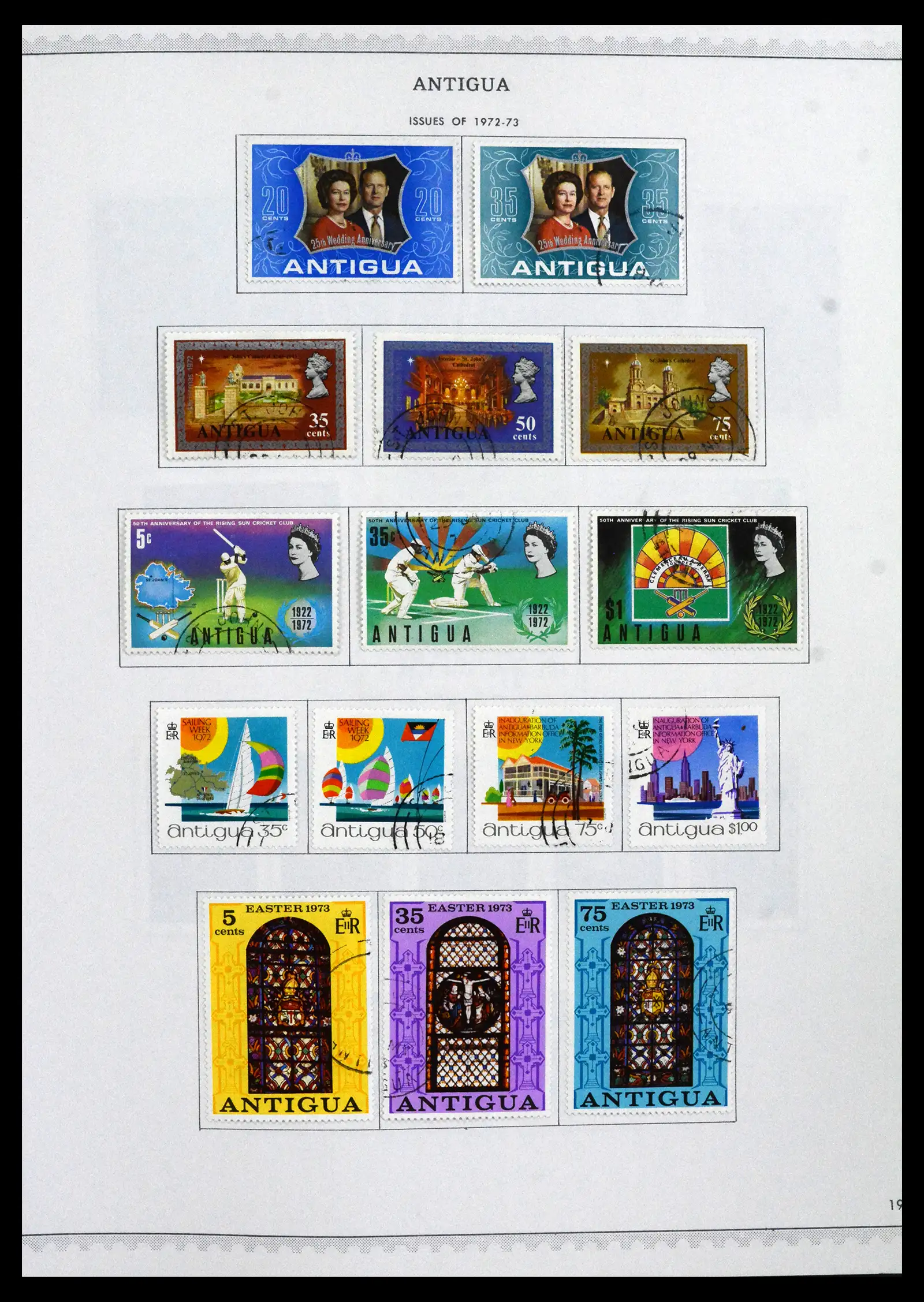 41835 0017 - Stamp collection 41835 Antigua 1862-1996.