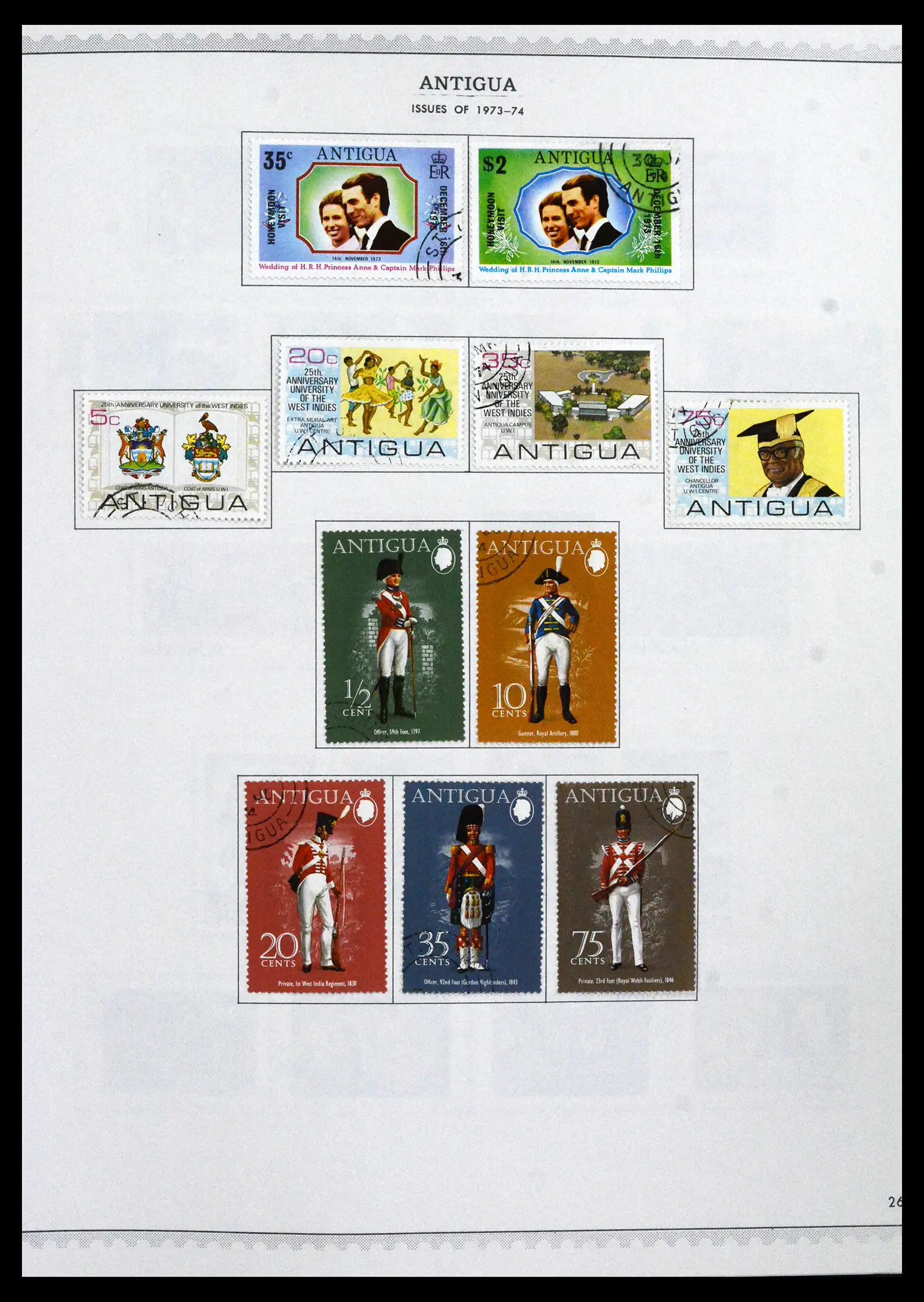 41835 0019 - Stamp collection 41835 Antigua 1862-1996.