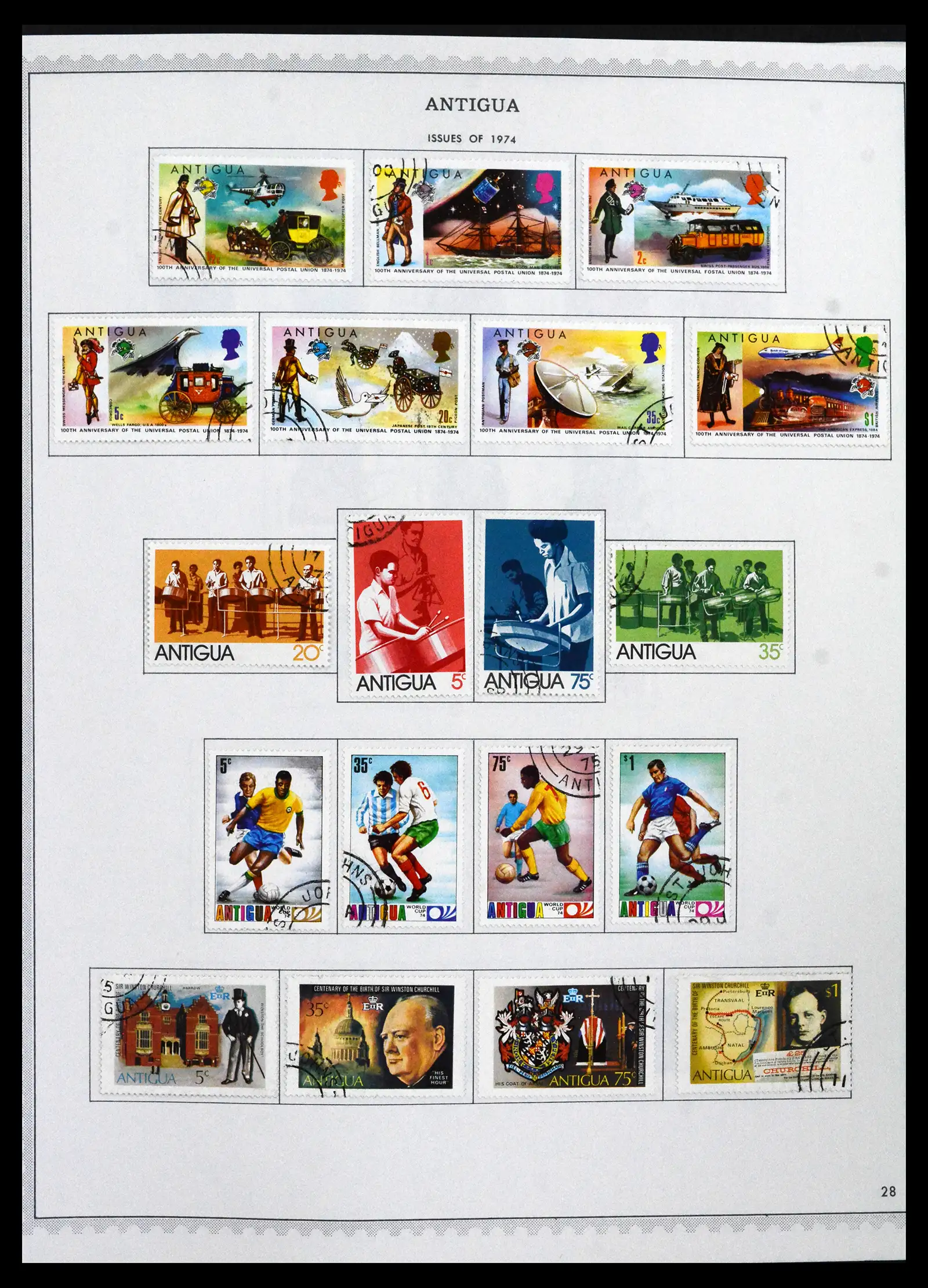 41835 0020 - Stamp collection 41835 Antigua 1862-1996.