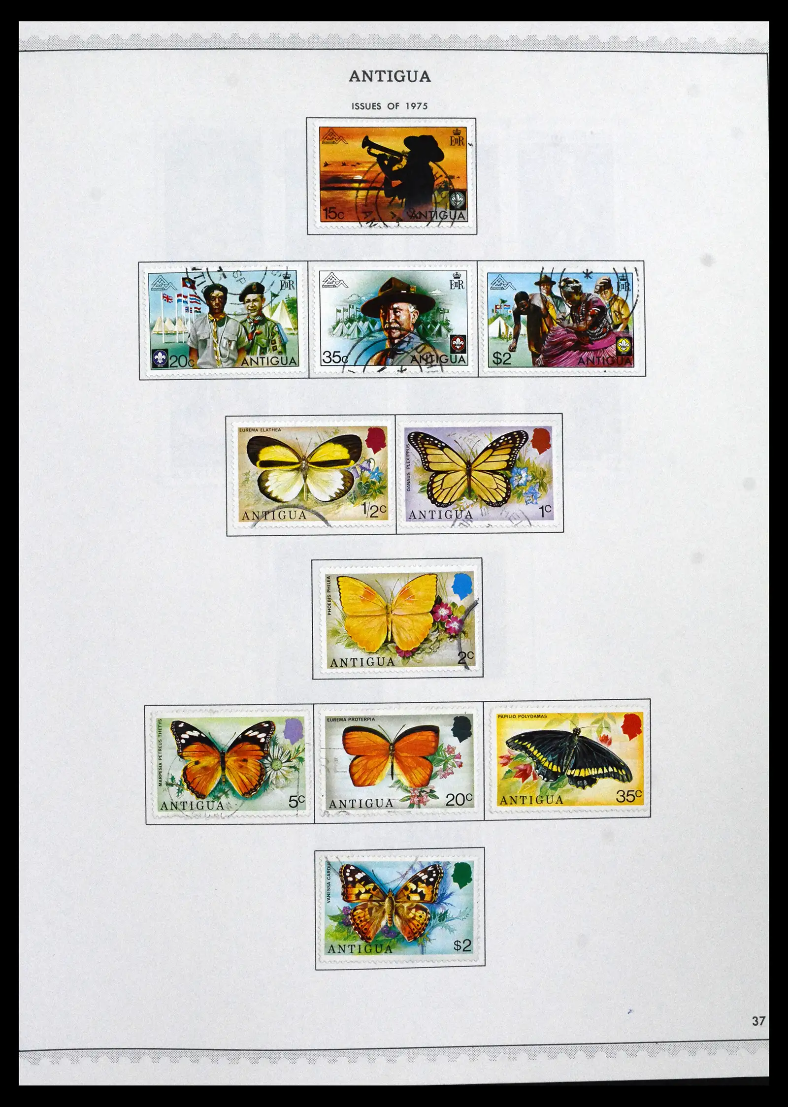 41835 0023 - Stamp collection 41835 Antigua 1862-1996.