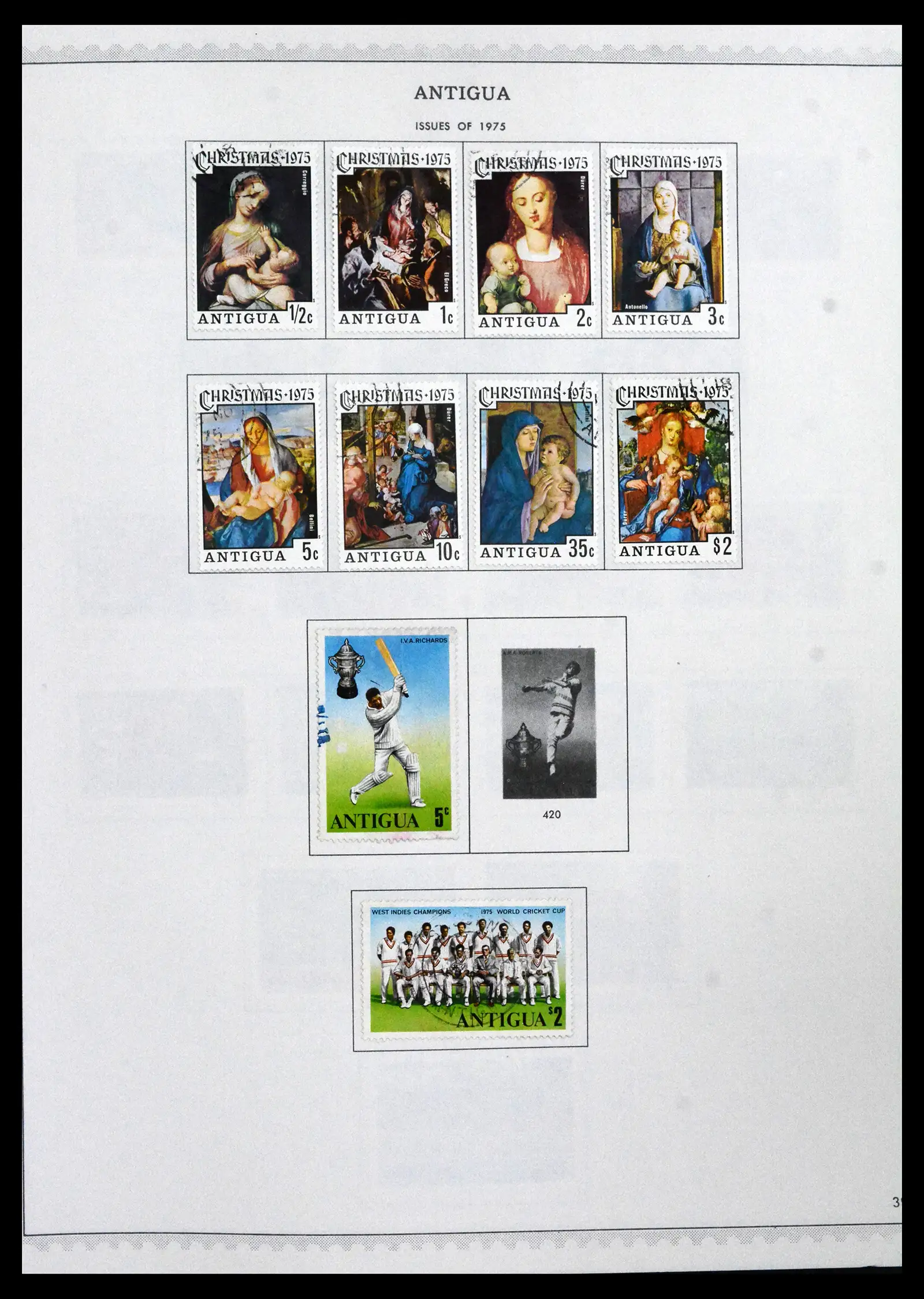 41835 0024 - Stamp collection 41835 Antigua 1862-1996.