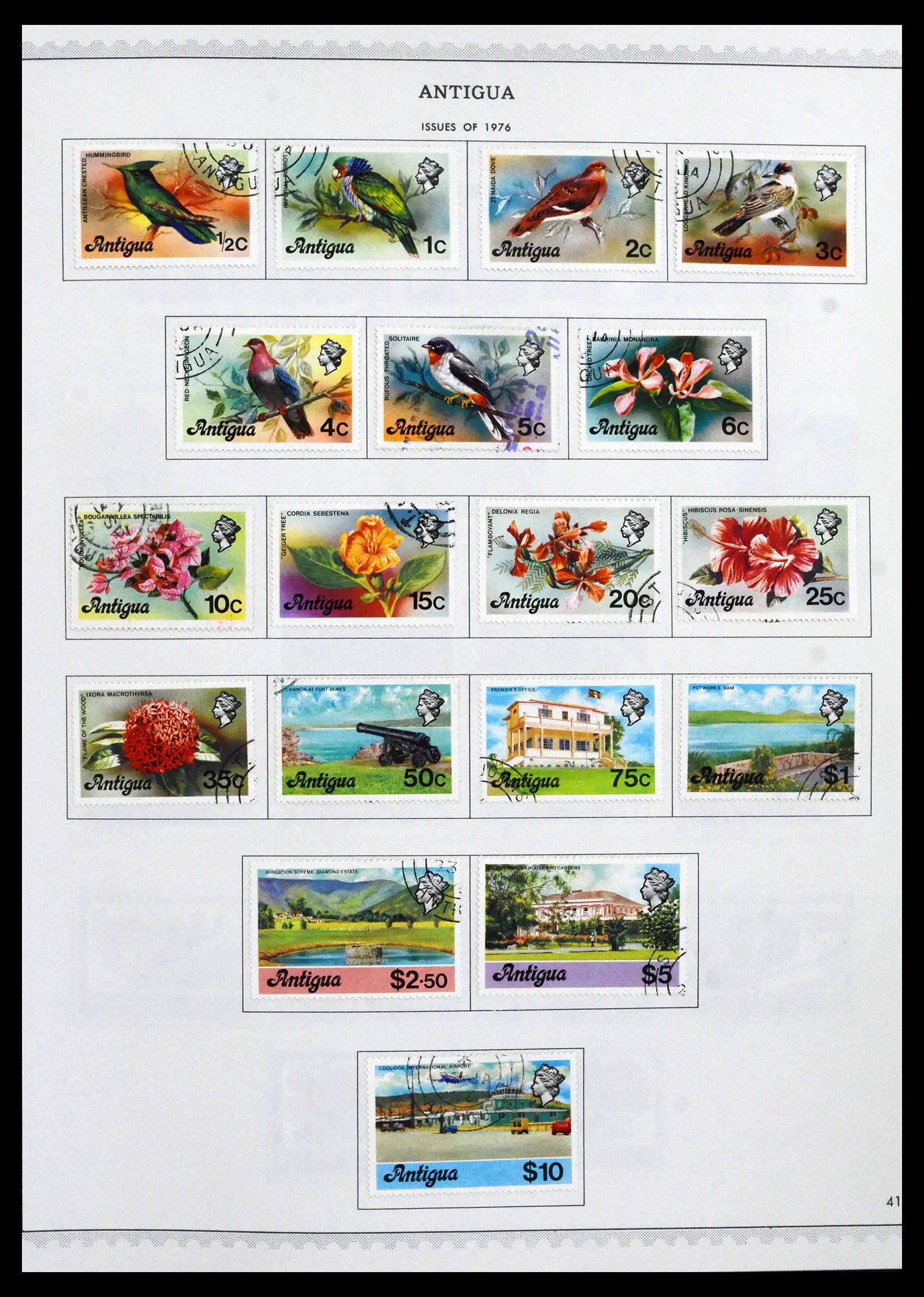 41835 0025 - Stamp collection 41835 Antigua 1862-1996.