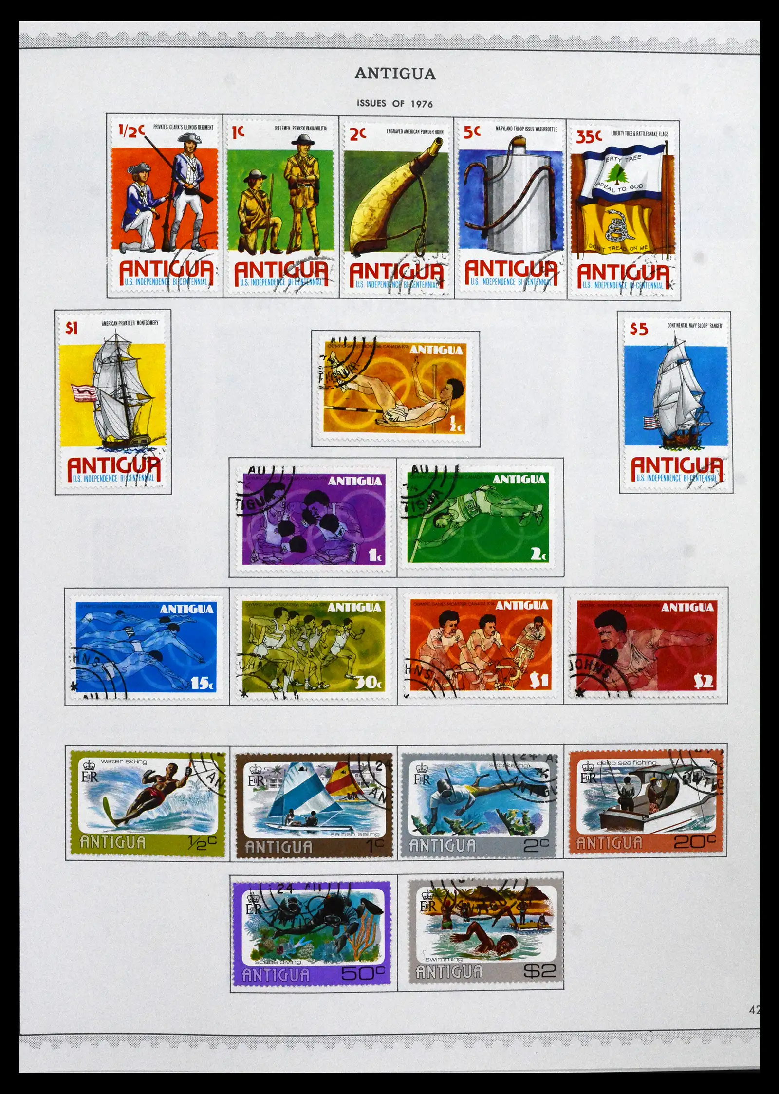 41835 0026 - Stamp collection 41835 Antigua 1862-1996.