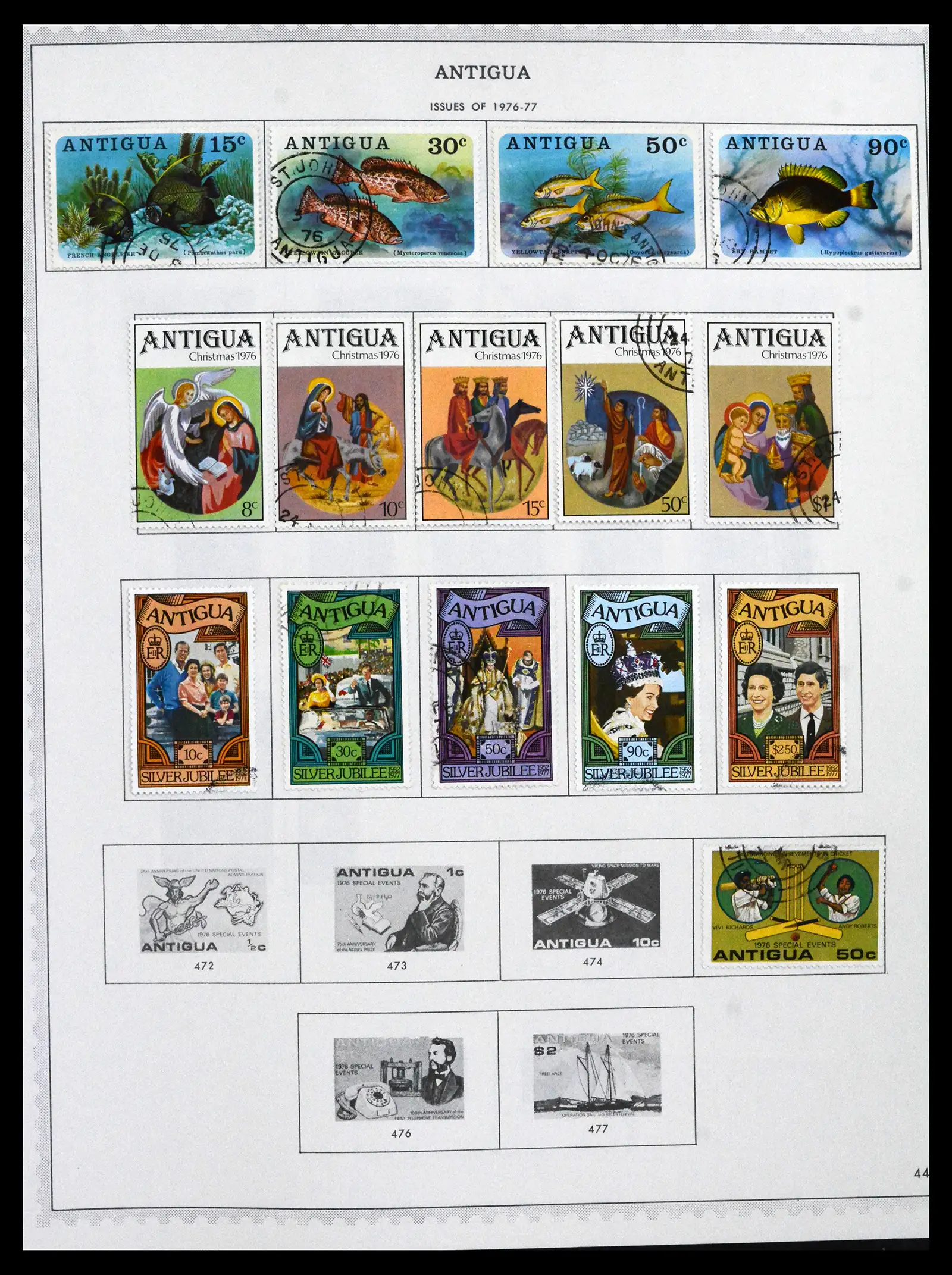 41835 0027 - Stamp collection 41835 Antigua 1862-1996.