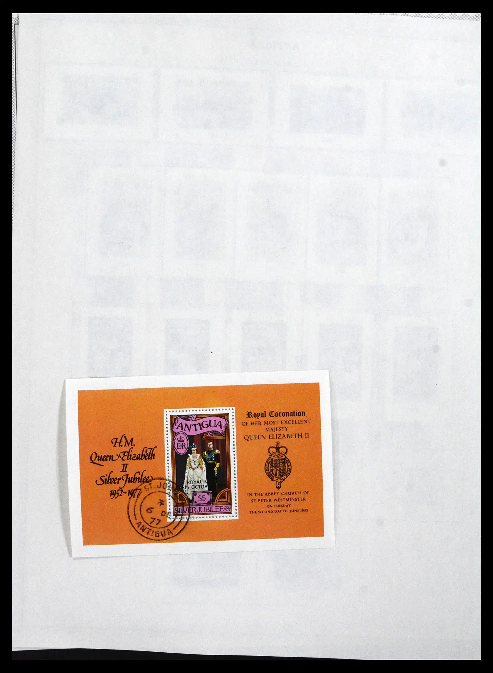 41835 0028 - Stamp collection 41835 Antigua 1862-1996.