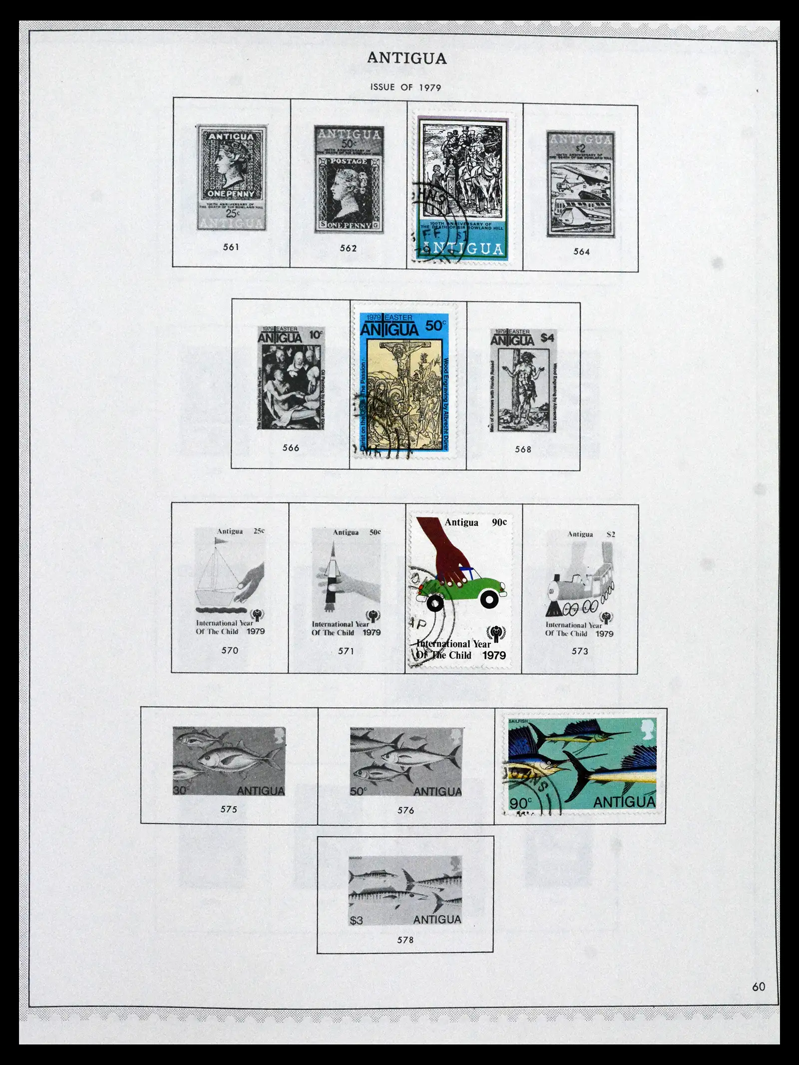 41835 0033 - Stamp collection 41835 Antigua 1862-1996.