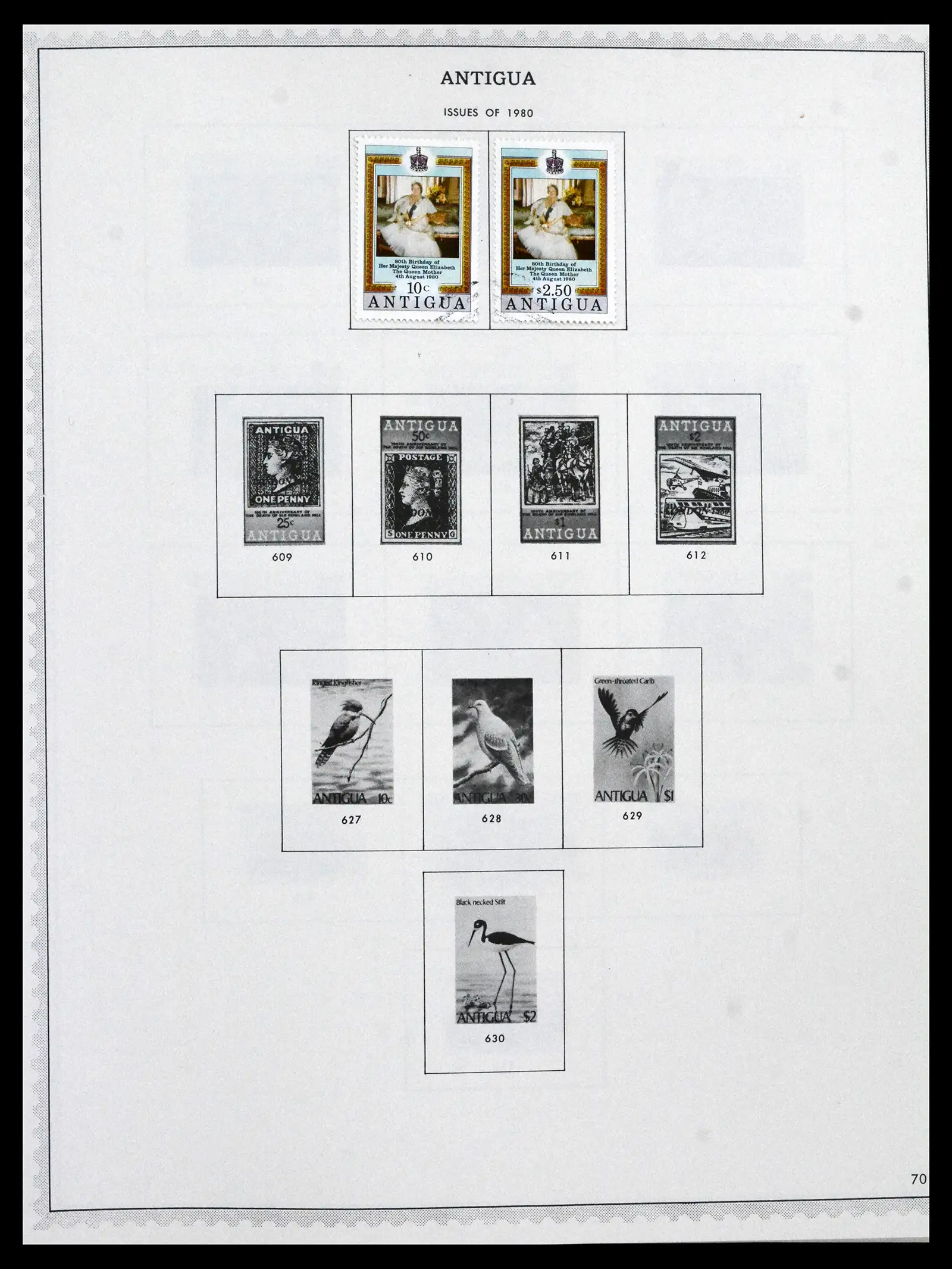 41835 0037 - Stamp collection 41835 Antigua 1862-1996.
