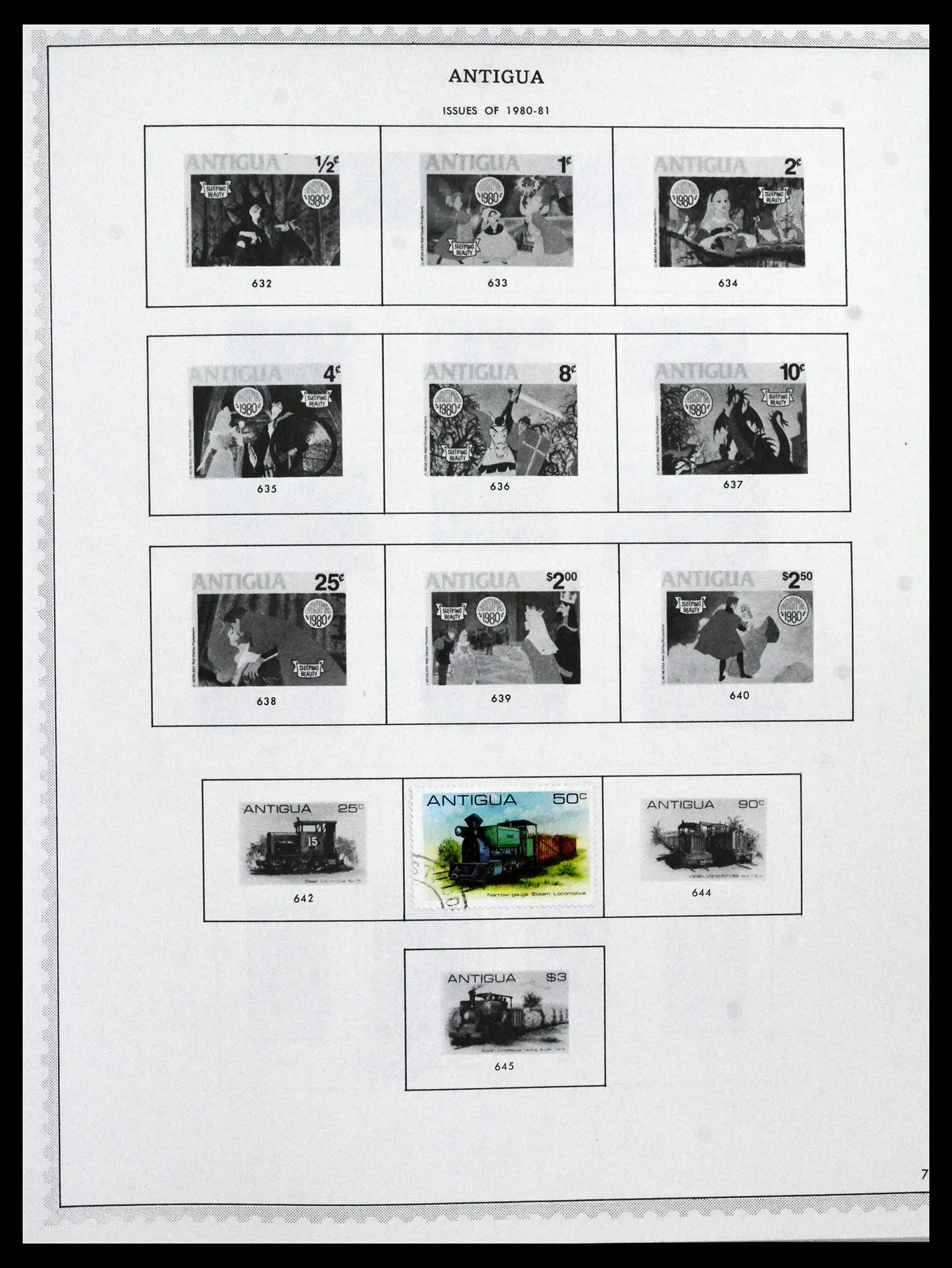 41835 0038 - Stamp collection 41835 Antigua 1862-1996.