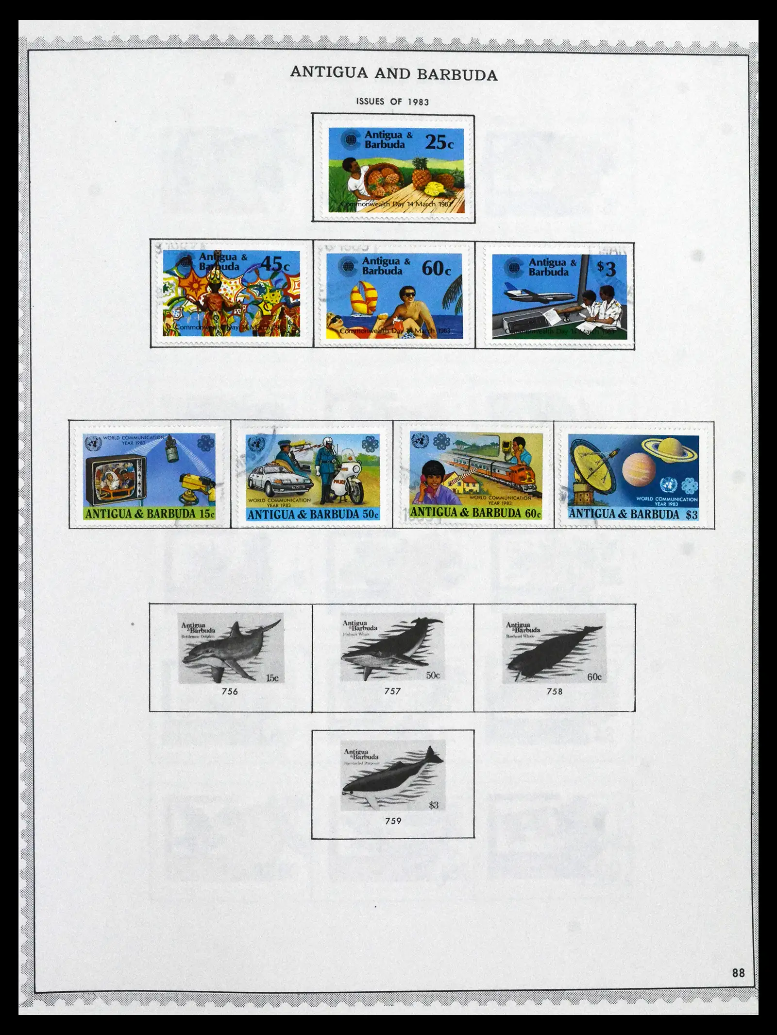 41835 0044 - Stamp collection 41835 Antigua 1862-1996.