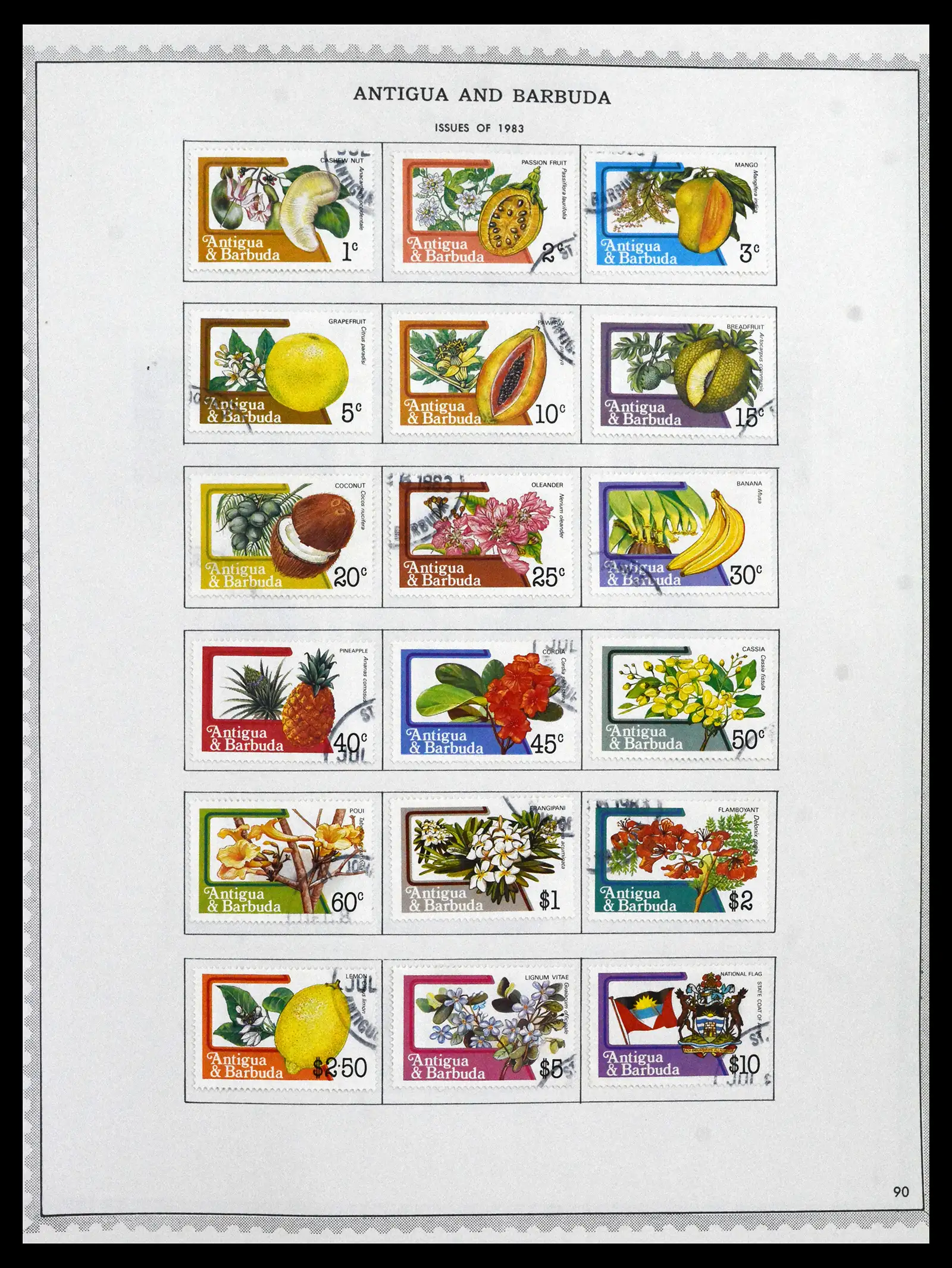 41835 0045 - Stamp collection 41835 Antigua 1862-1996.
