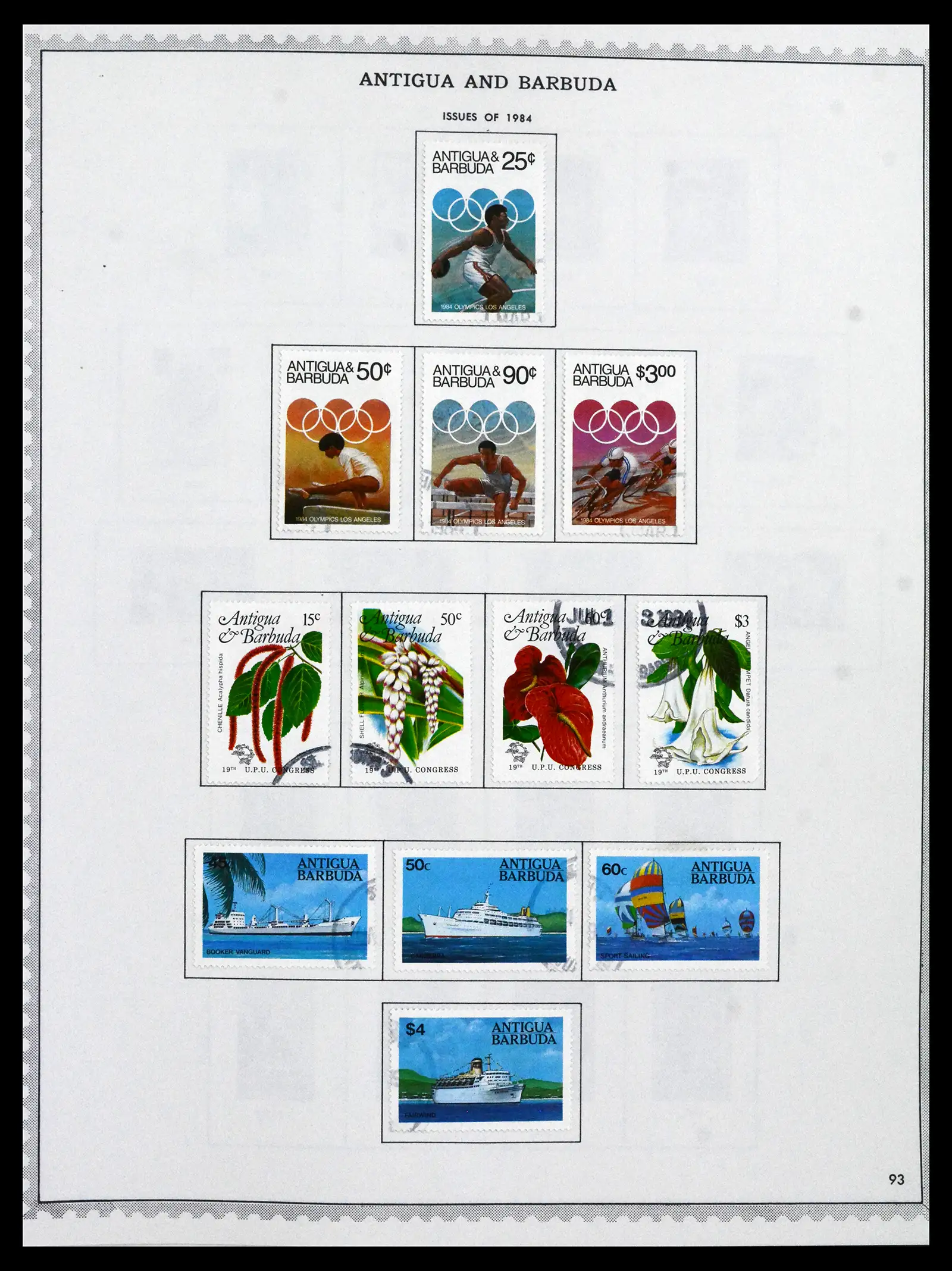 41835 0047 - Stamp collection 41835 Antigua 1862-1996.