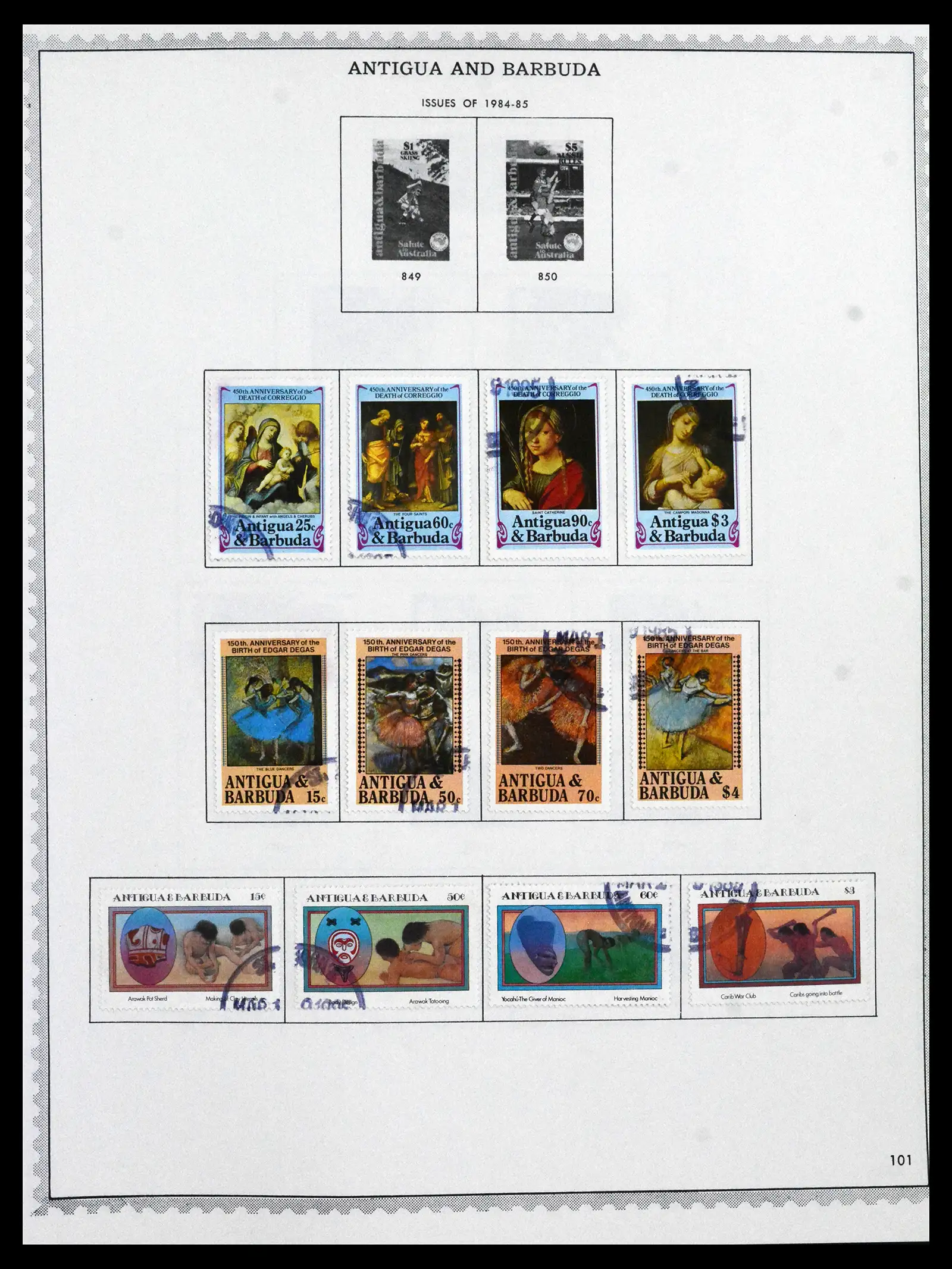 41835 0049 - Stamp collection 41835 Antigua 1862-1996.