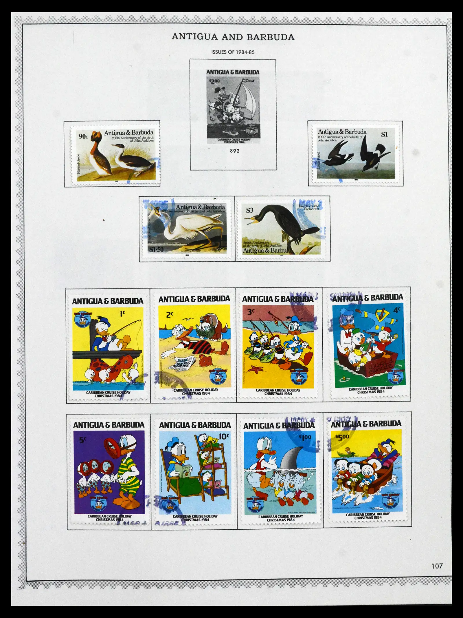 41835 0052 - Stamp collection 41835 Antigua 1862-1996.