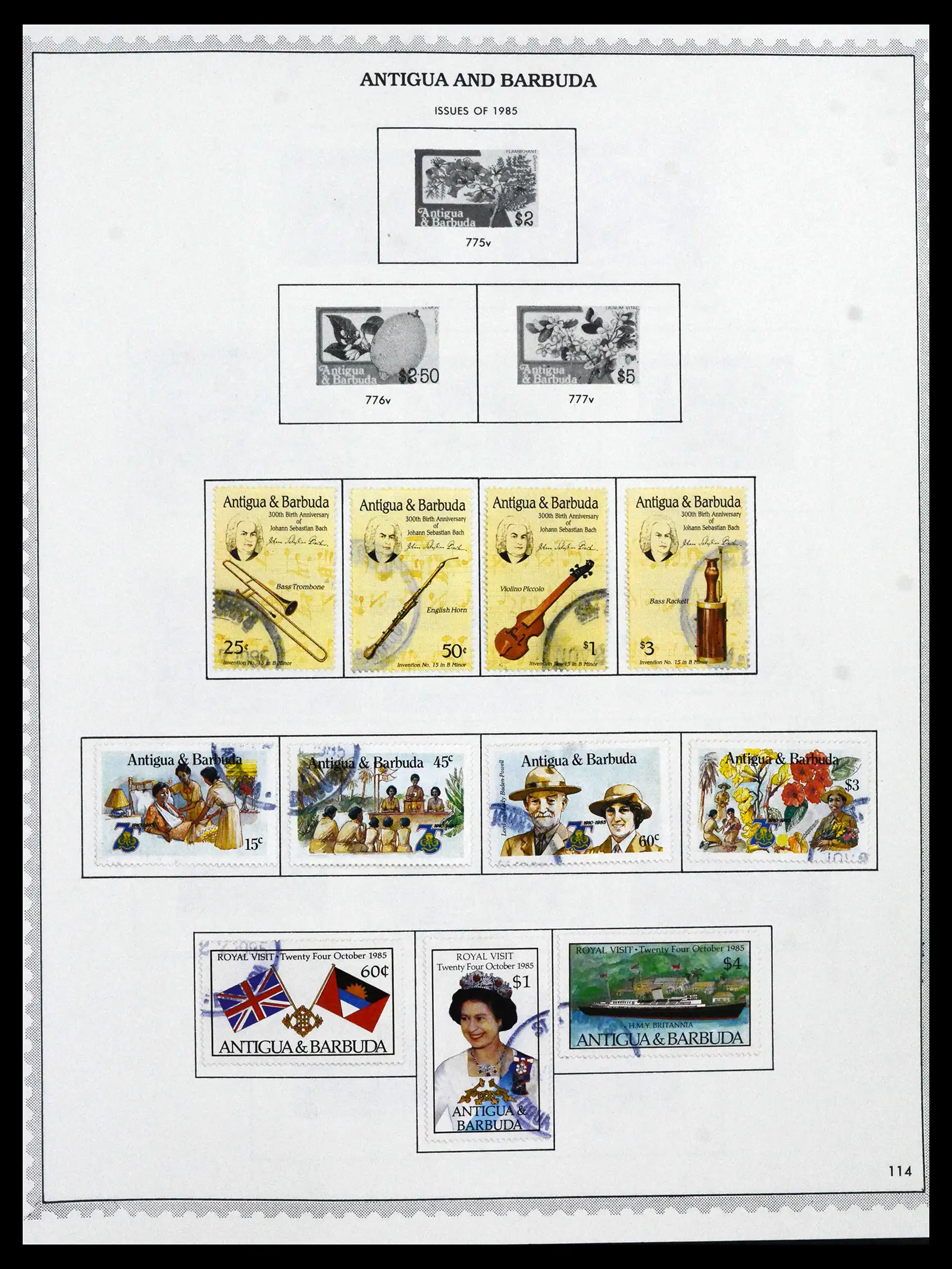 41835 0055 - Stamp collection 41835 Antigua 1862-1996.