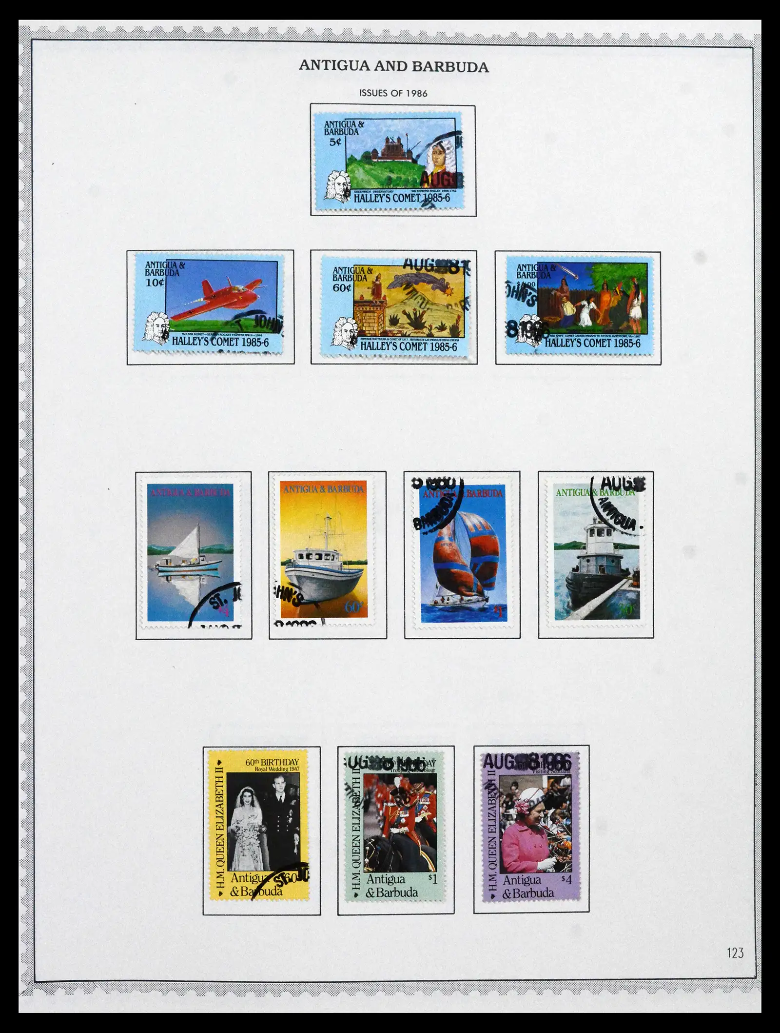 41835 0058 - Stamp collection 41835 Antigua 1862-1996.