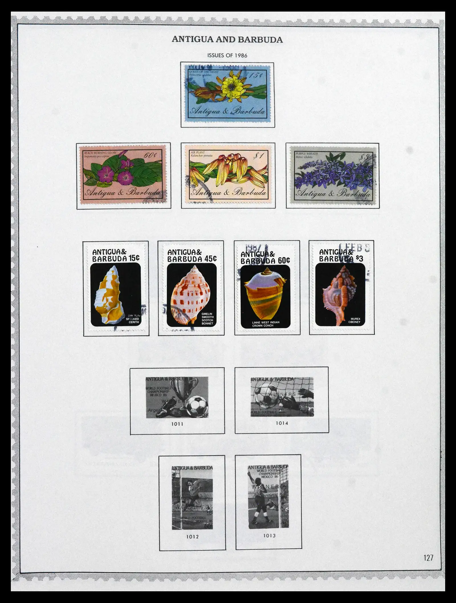 41835 0060 - Stamp collection 41835 Antigua 1862-1996.