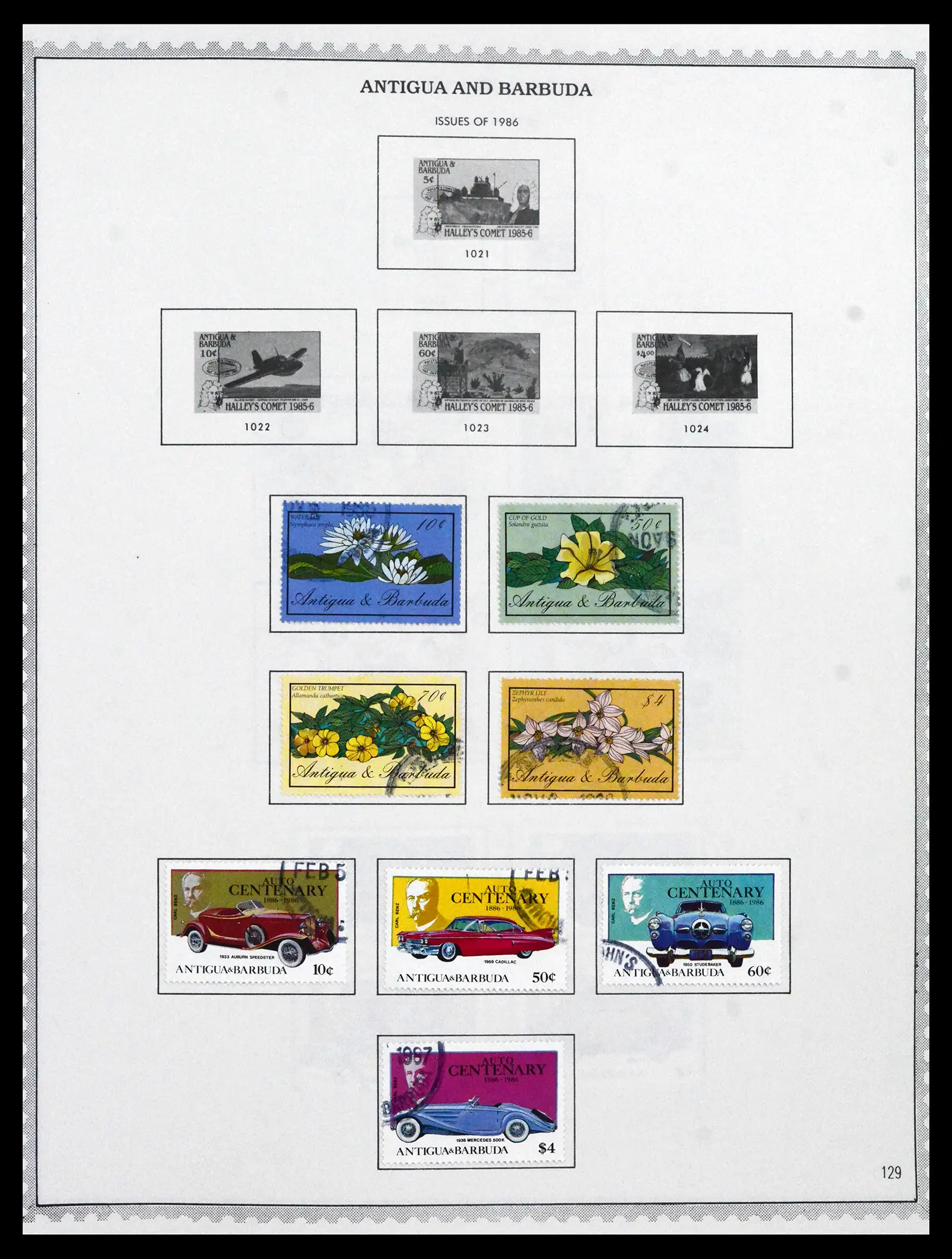 41835 0061 - Stamp collection 41835 Antigua 1862-1996.