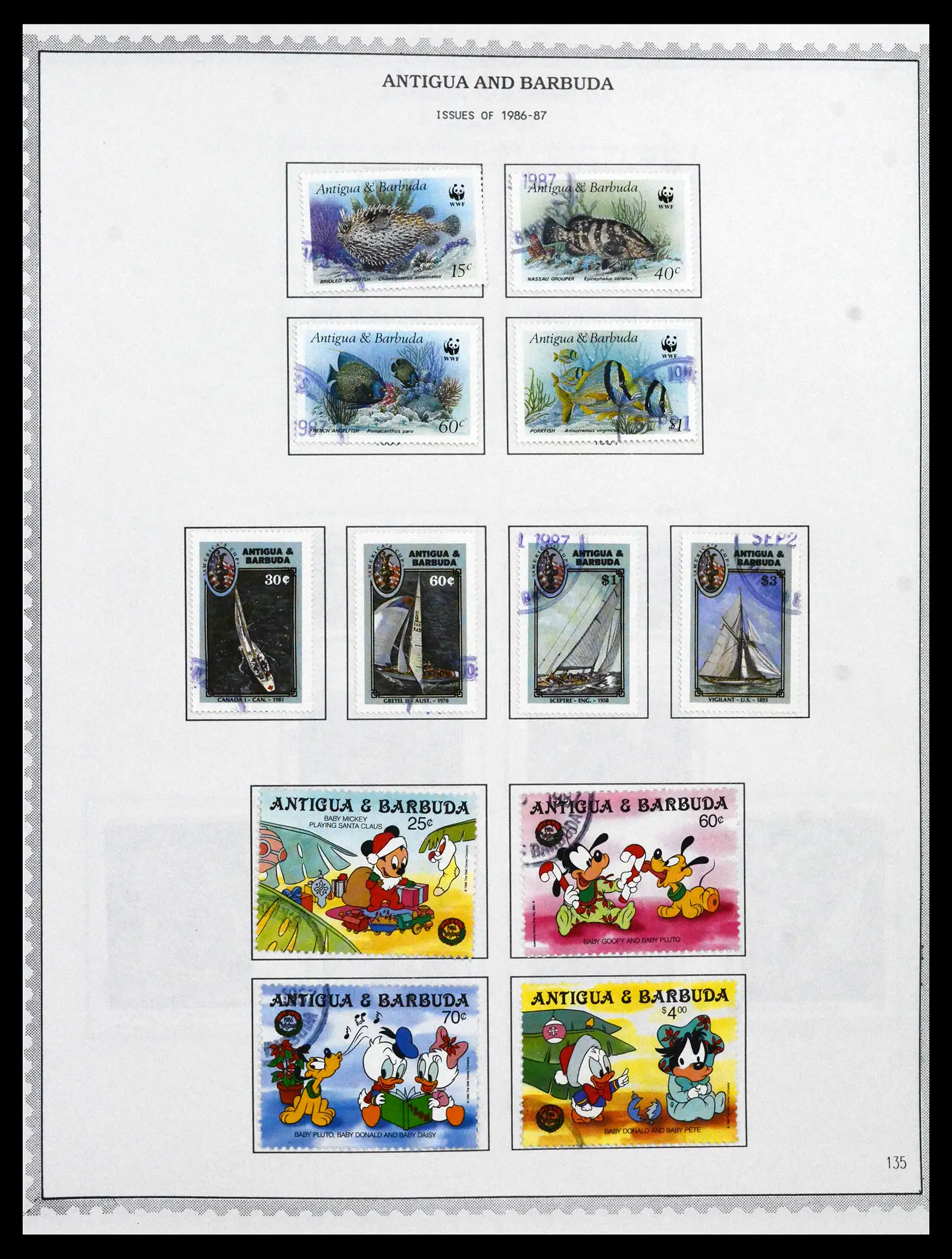 41835 0063 - Stamp collection 41835 Antigua 1862-1996.