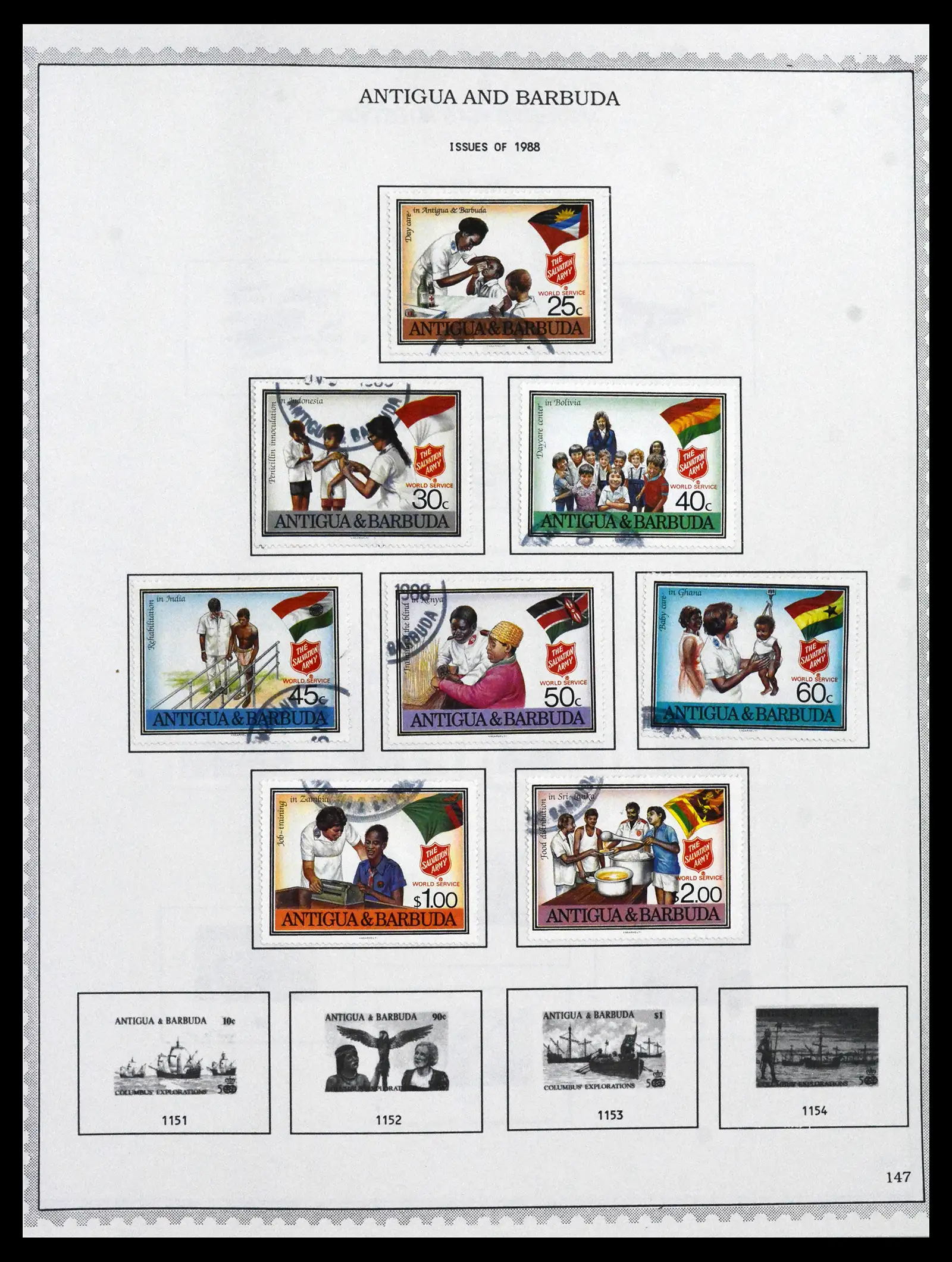 41835 0070 - Stamp collection 41835 Antigua 1862-1996.