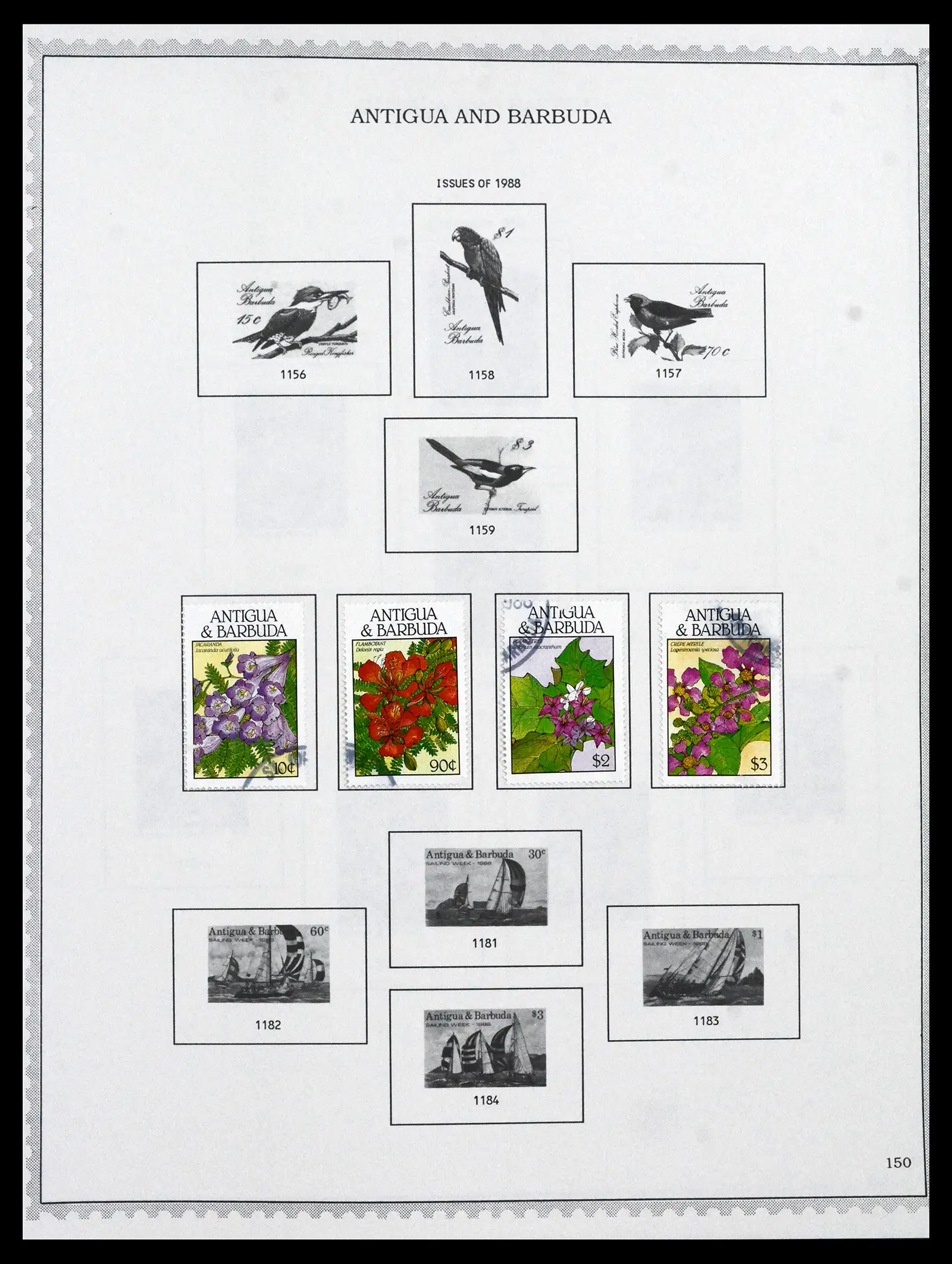 41835 0071 - Stamp collection 41835 Antigua 1862-1996.