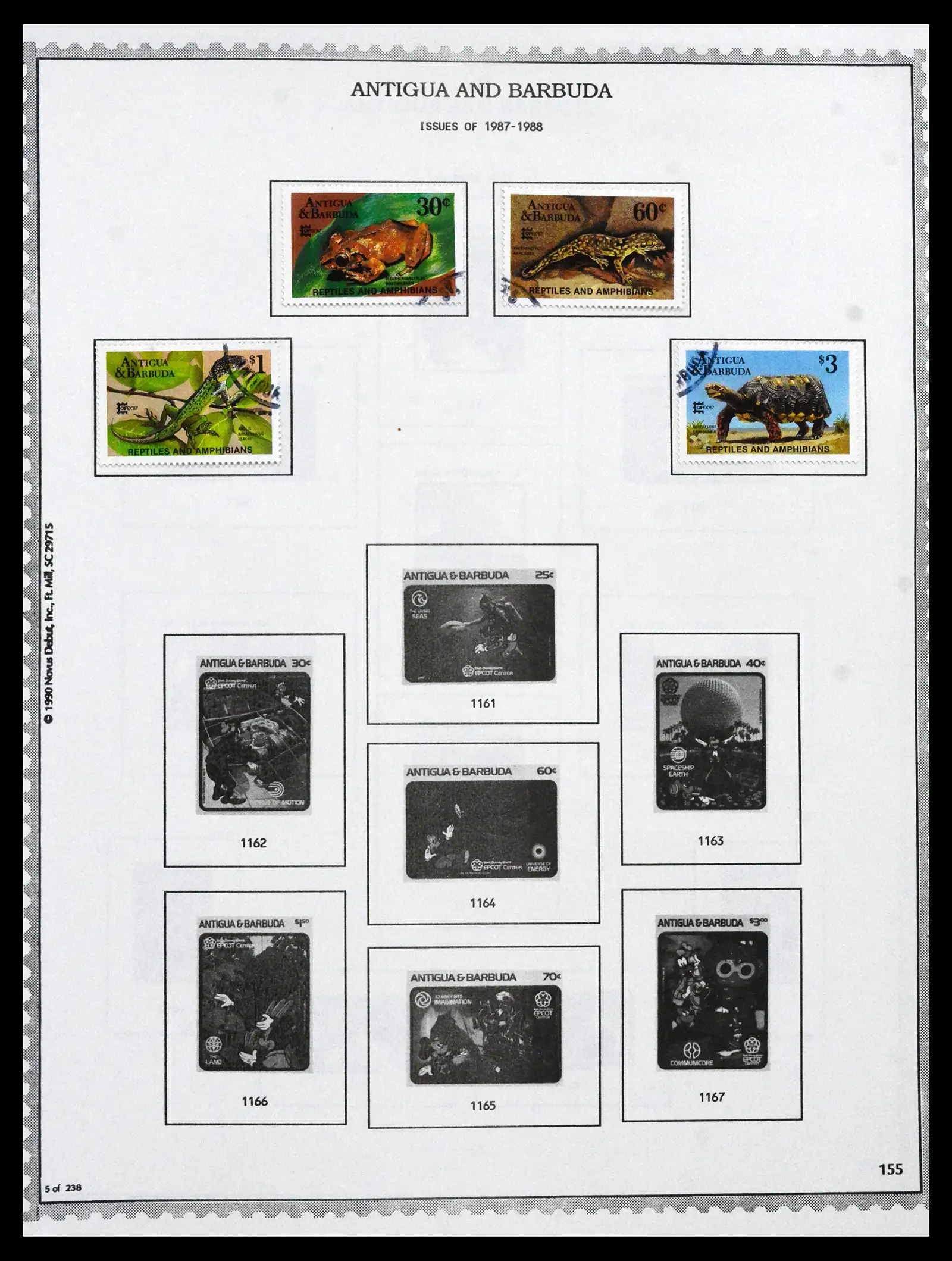 41835 0072 - Stamp collection 41835 Antigua 1862-1996.