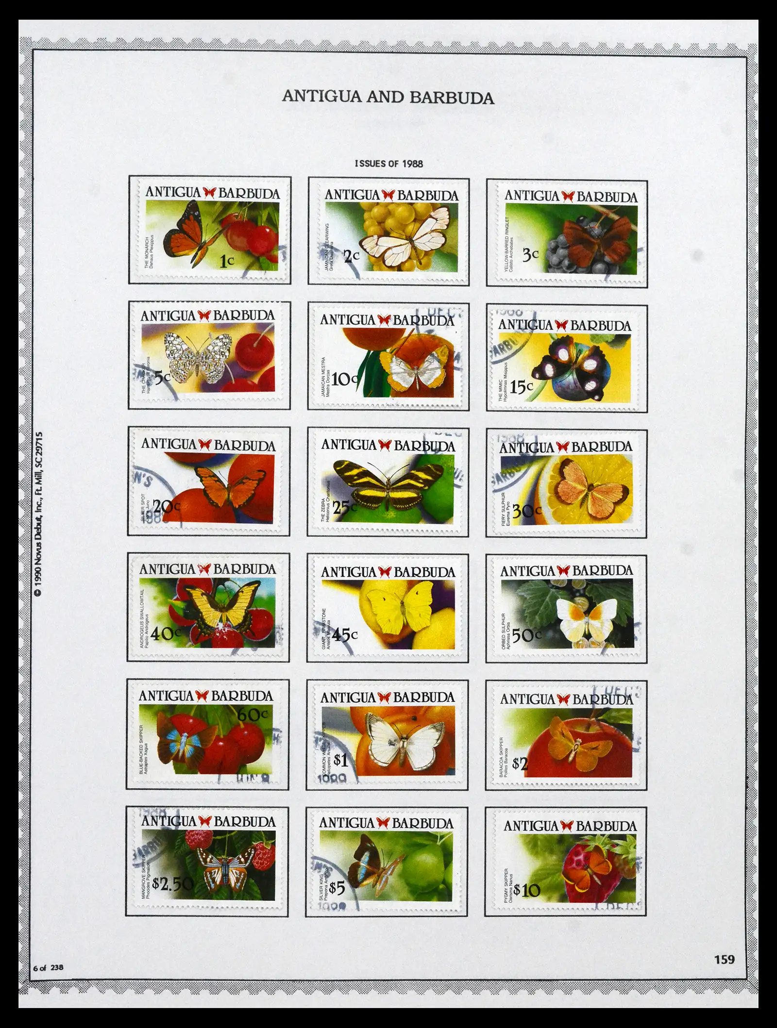 41835 0073 - Stamp collection 41835 Antigua 1862-1996.