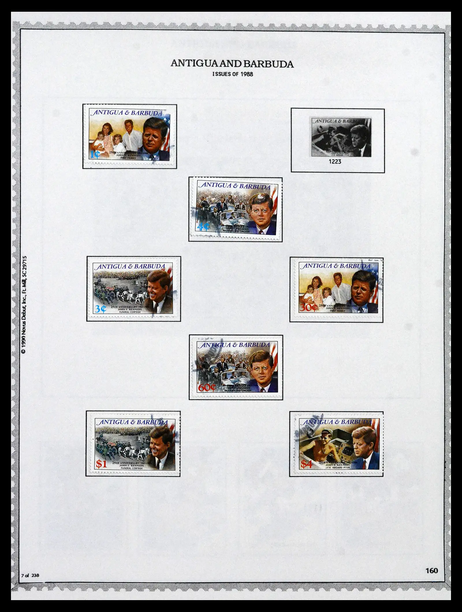 41835 0074 - Stamp collection 41835 Antigua 1862-1996.