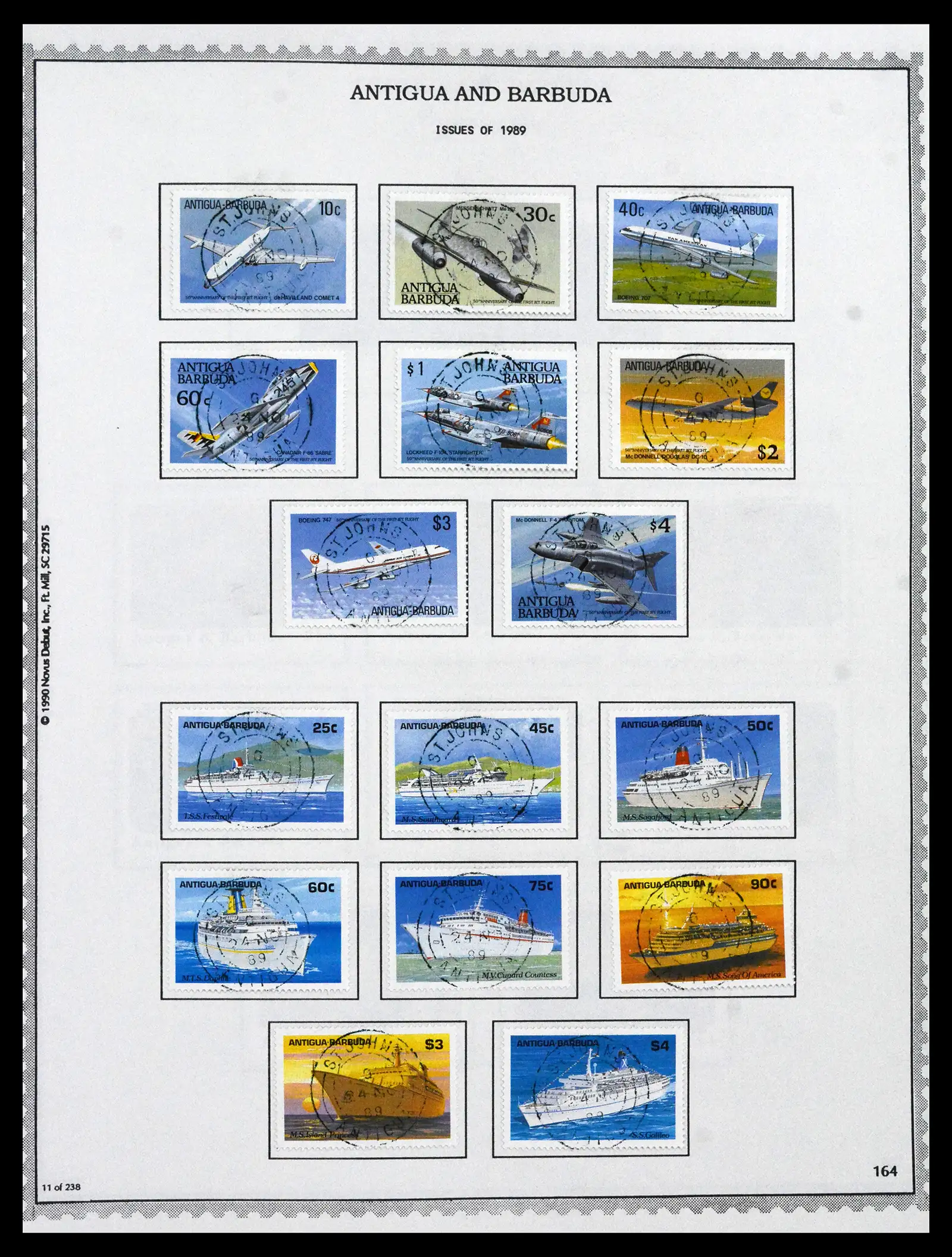 41835 0076 - Stamp collection 41835 Antigua 1862-1996.