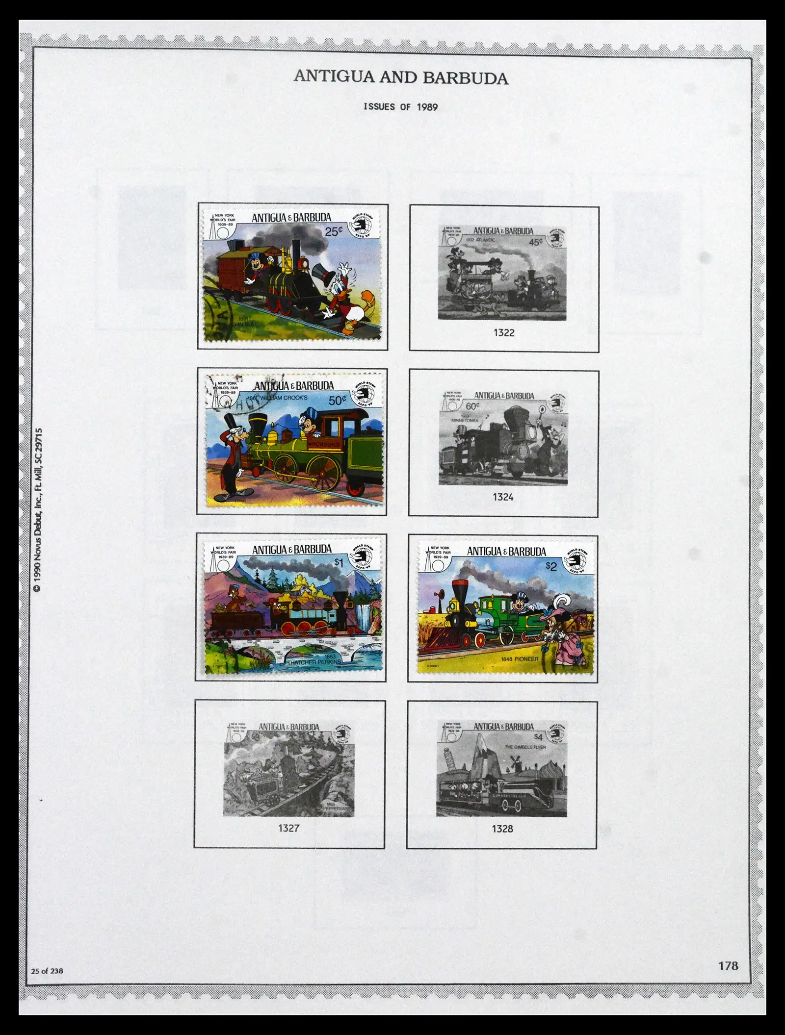 41835 0081 - Stamp collection 41835 Antigua 1862-1996.