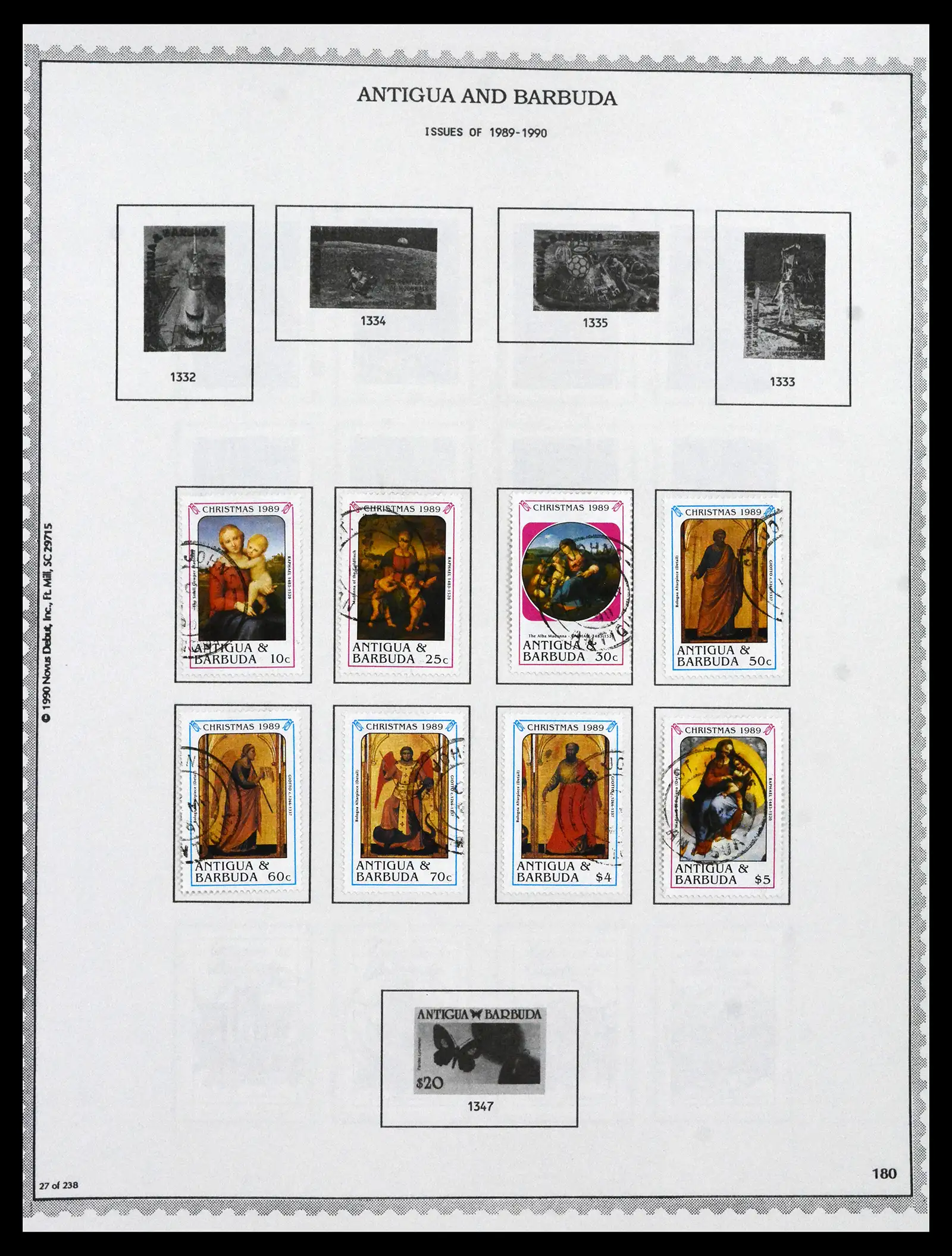 41835 0082 - Stamp collection 41835 Antigua 1862-1996.