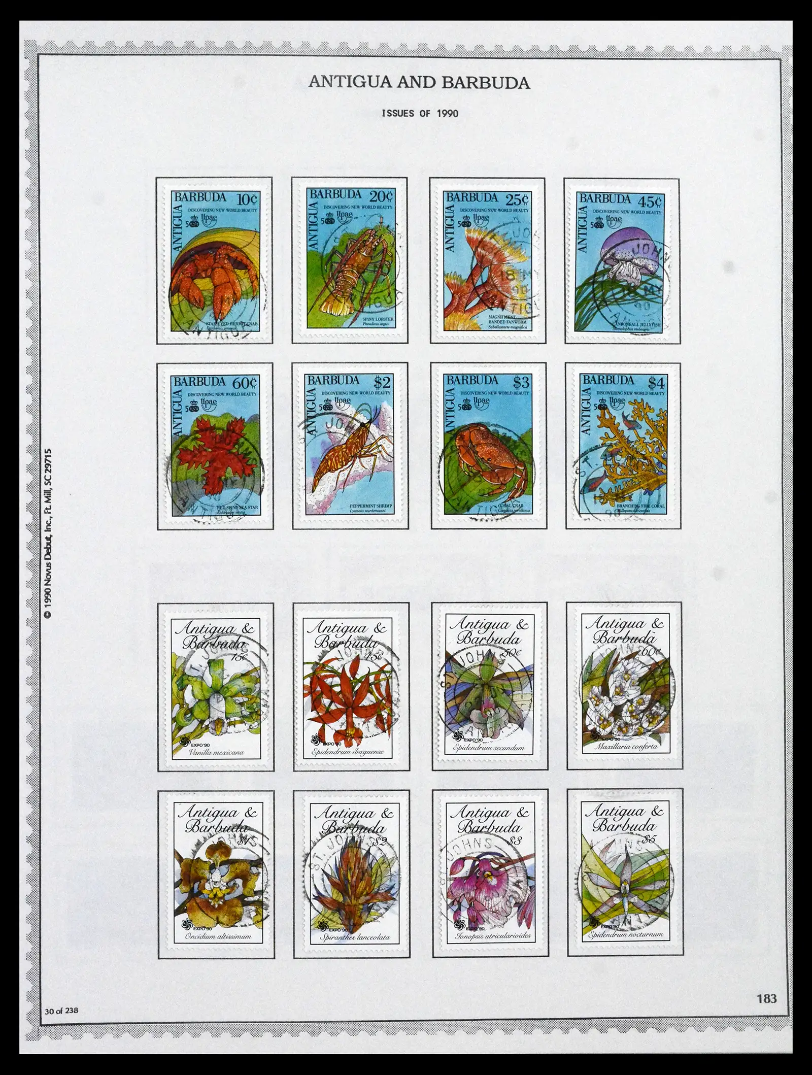 41835 0083 - Stamp collection 41835 Antigua 1862-1996.