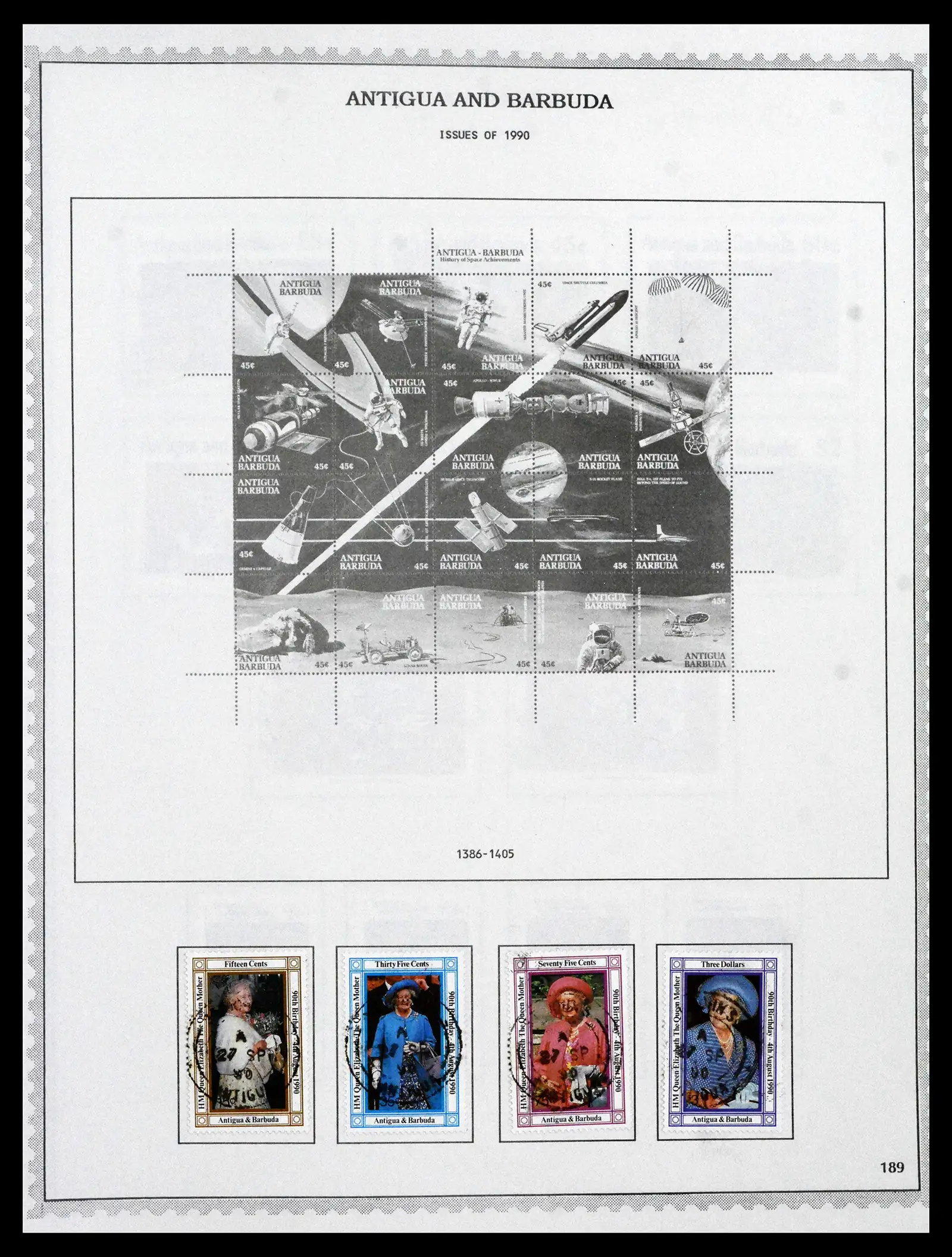 41835 0085 - Stamp collection 41835 Antigua 1862-1996.