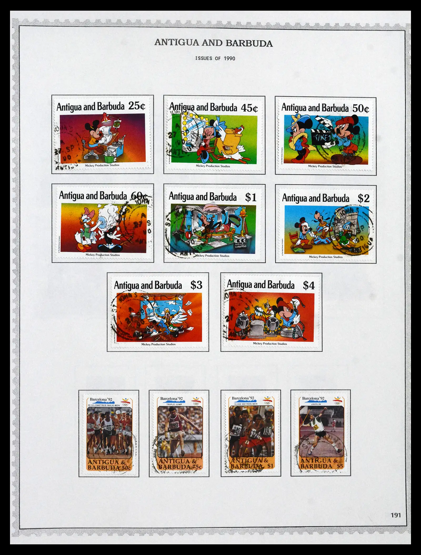 41835 0086 - Stamp collection 41835 Antigua 1862-1996.