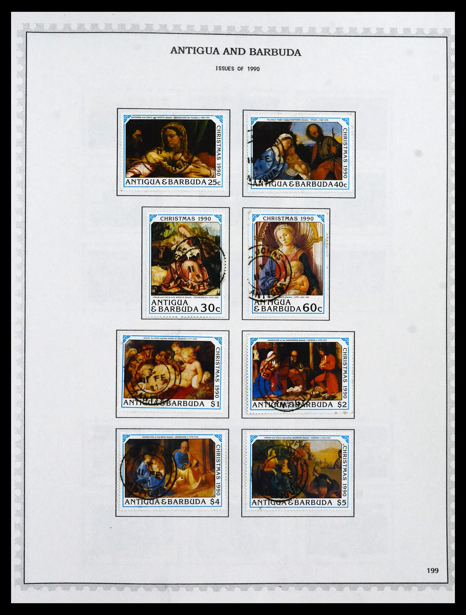 41835 0089 - Stamp collection 41835 Antigua 1862-1996.